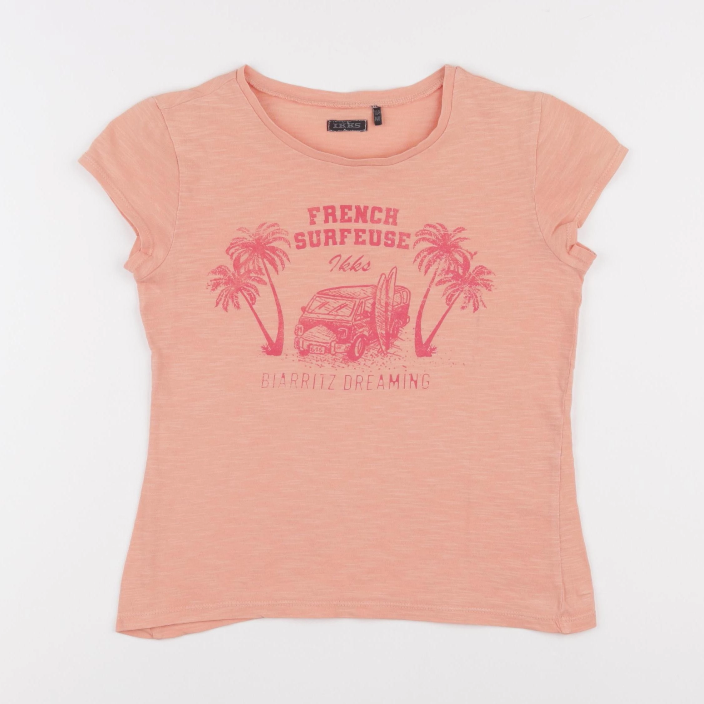 IKKS - tee-shirt orange - 10 ans