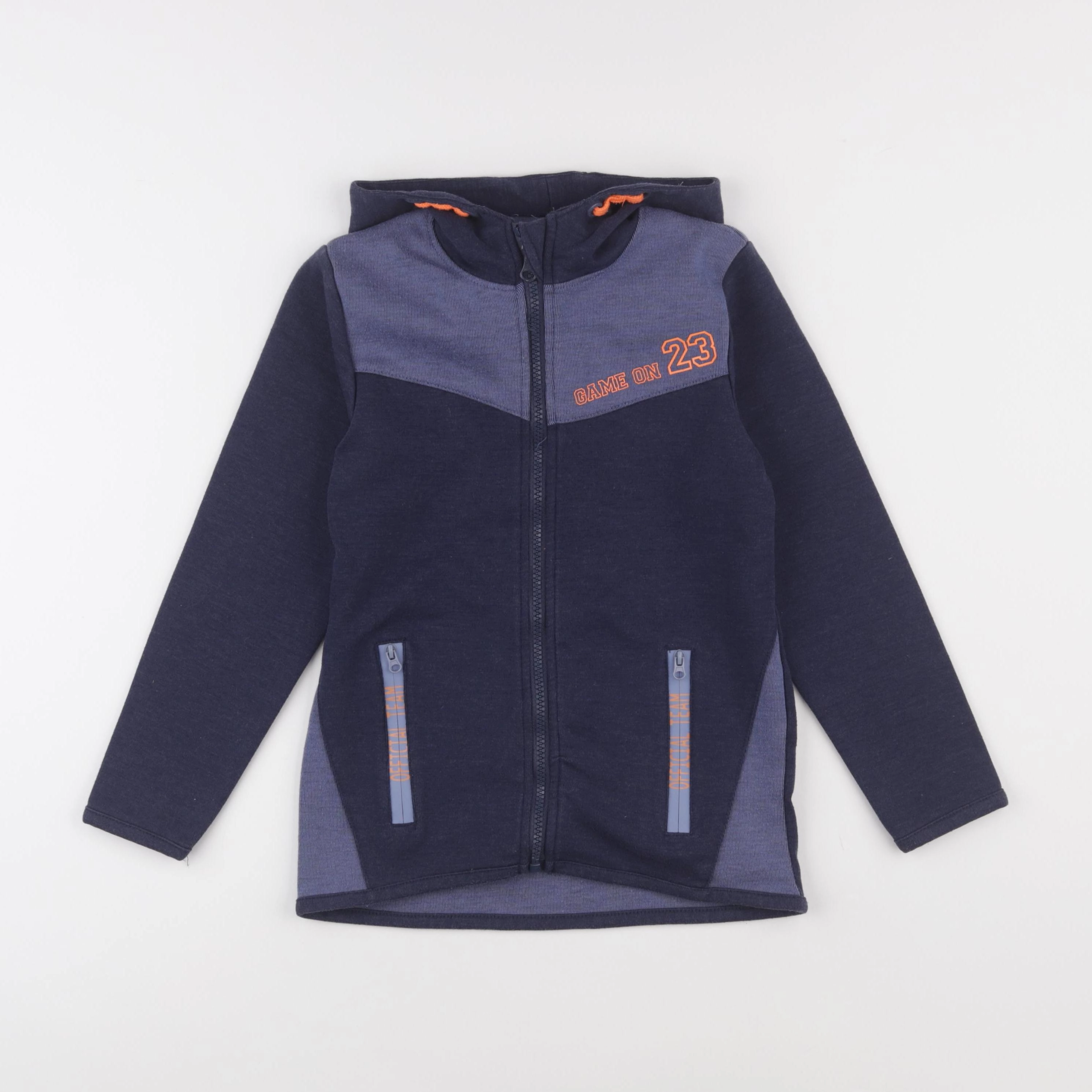 Vertbaudet - sweat bleu - 8 ans
