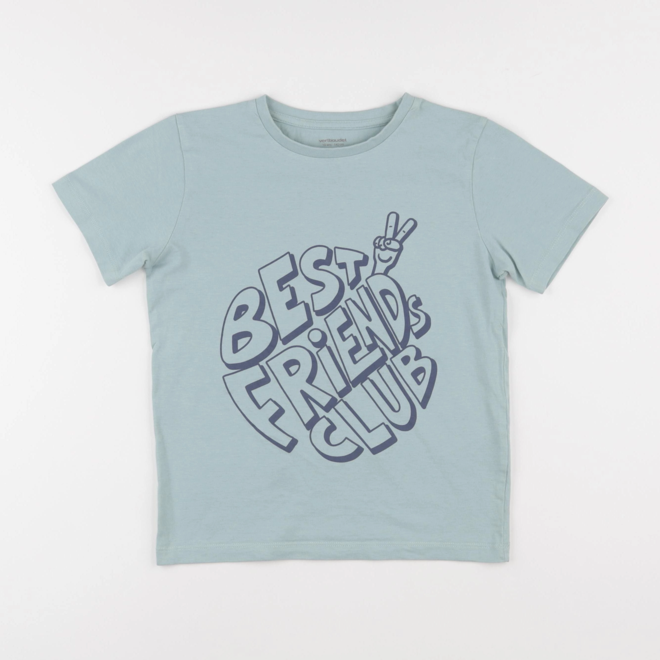 Vertbaudet - tee-shirt vert - 10 ans