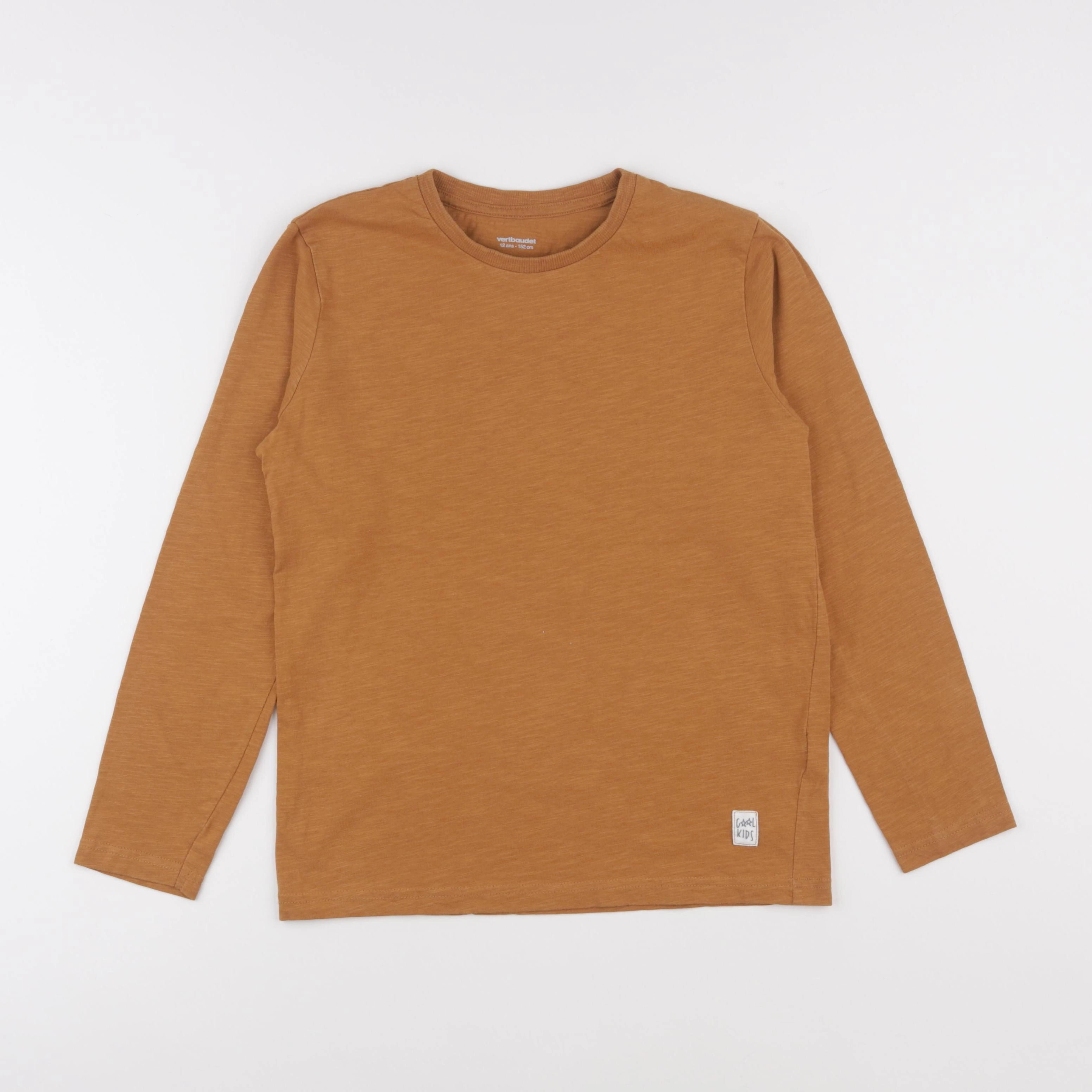 Vertbaudet - tee-shirt jaune - 12 ans