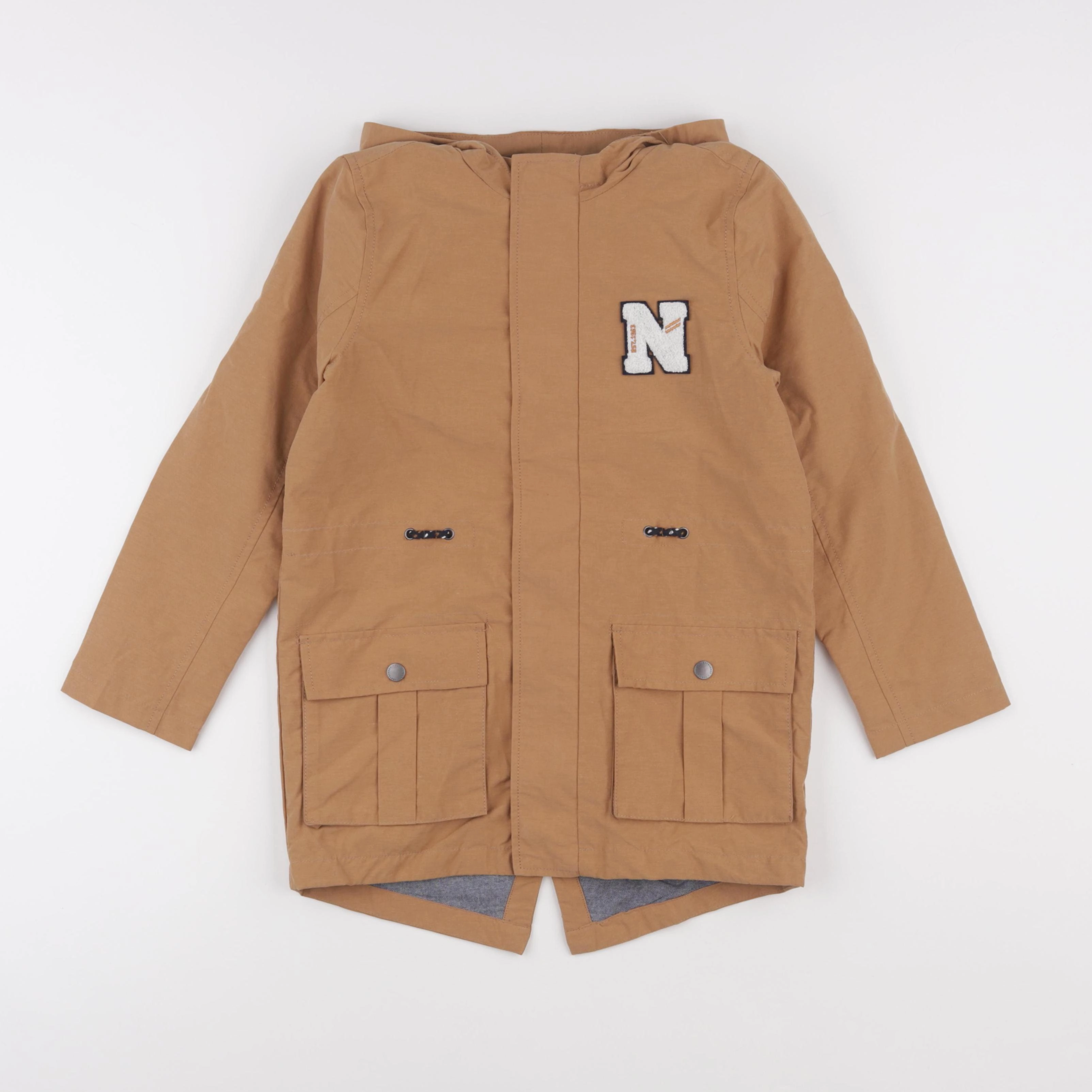 Vertbaudet - manteau marron - 8 ans
