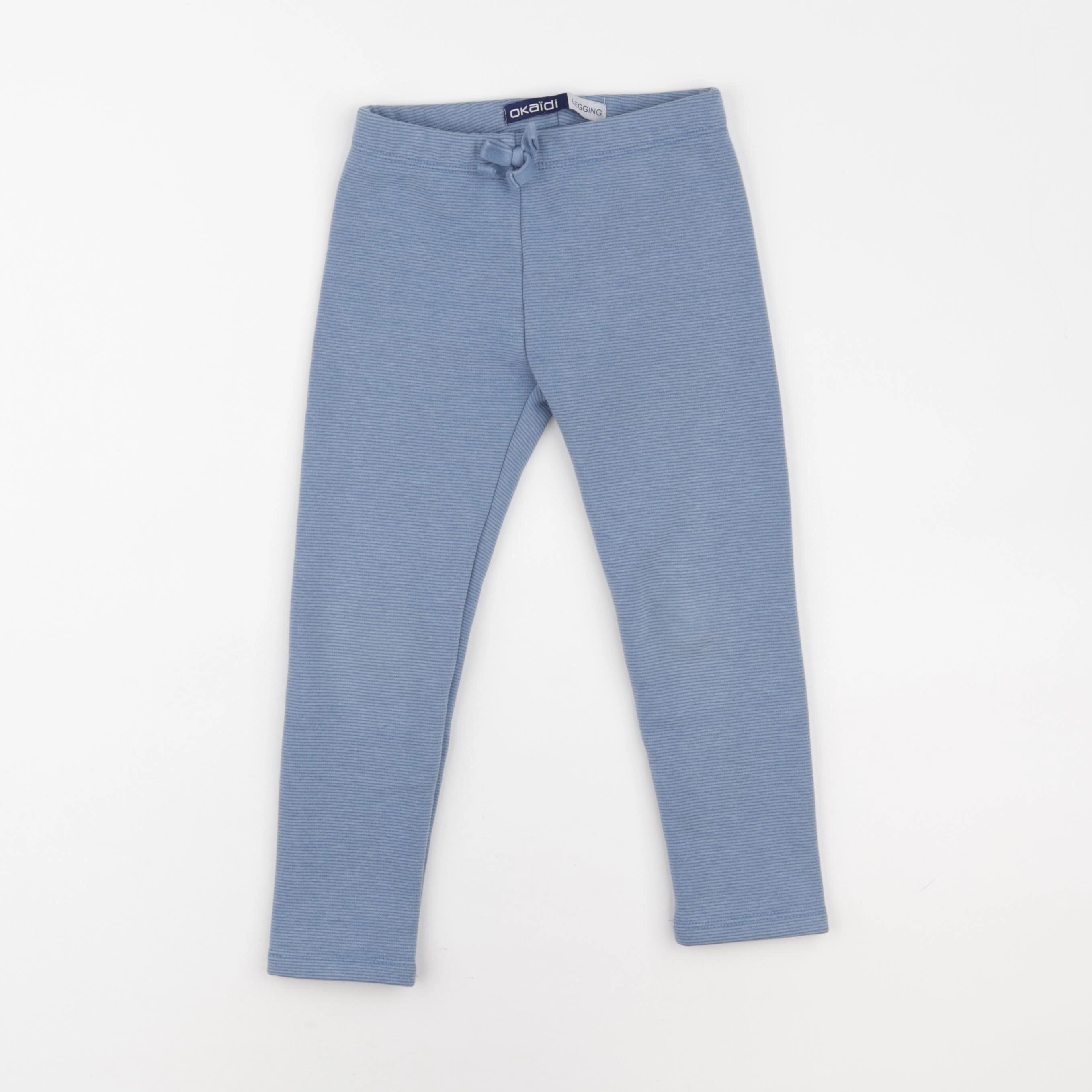 Okaidi - legging bleu - 4 ans