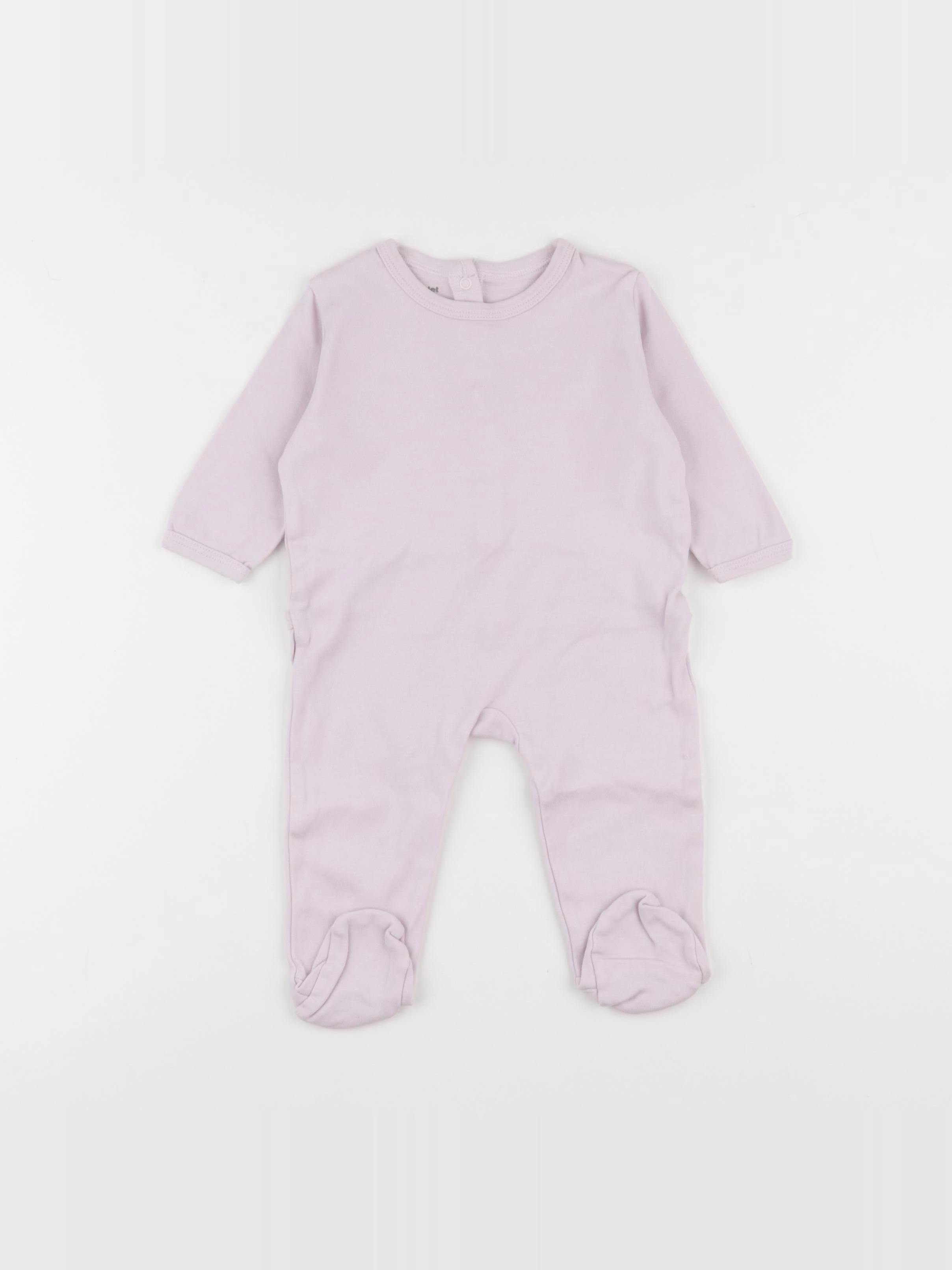 Vertbaudet - pyjama coton rose - 6 mois
