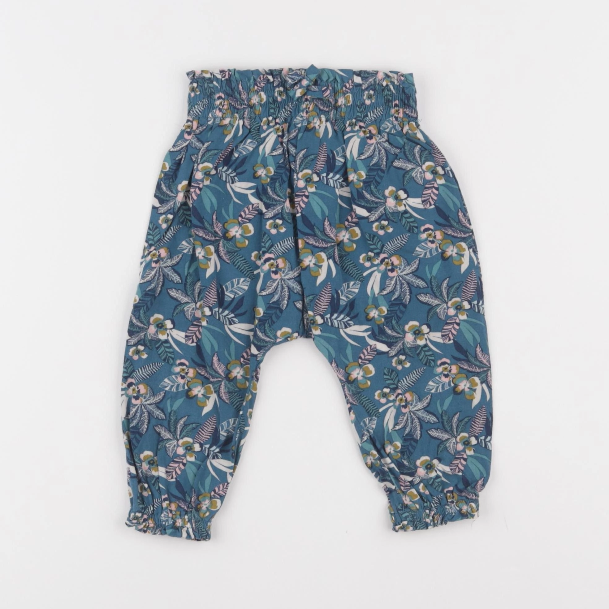 Vertbaudet - pantalon multicolore - 12 mois