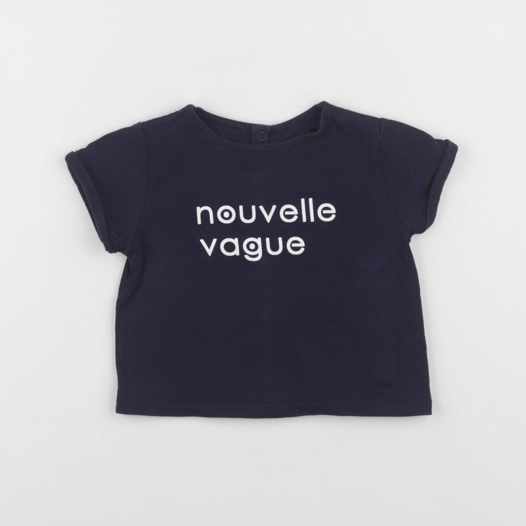 Jacadi - tee-shirt bleu - 12 mois