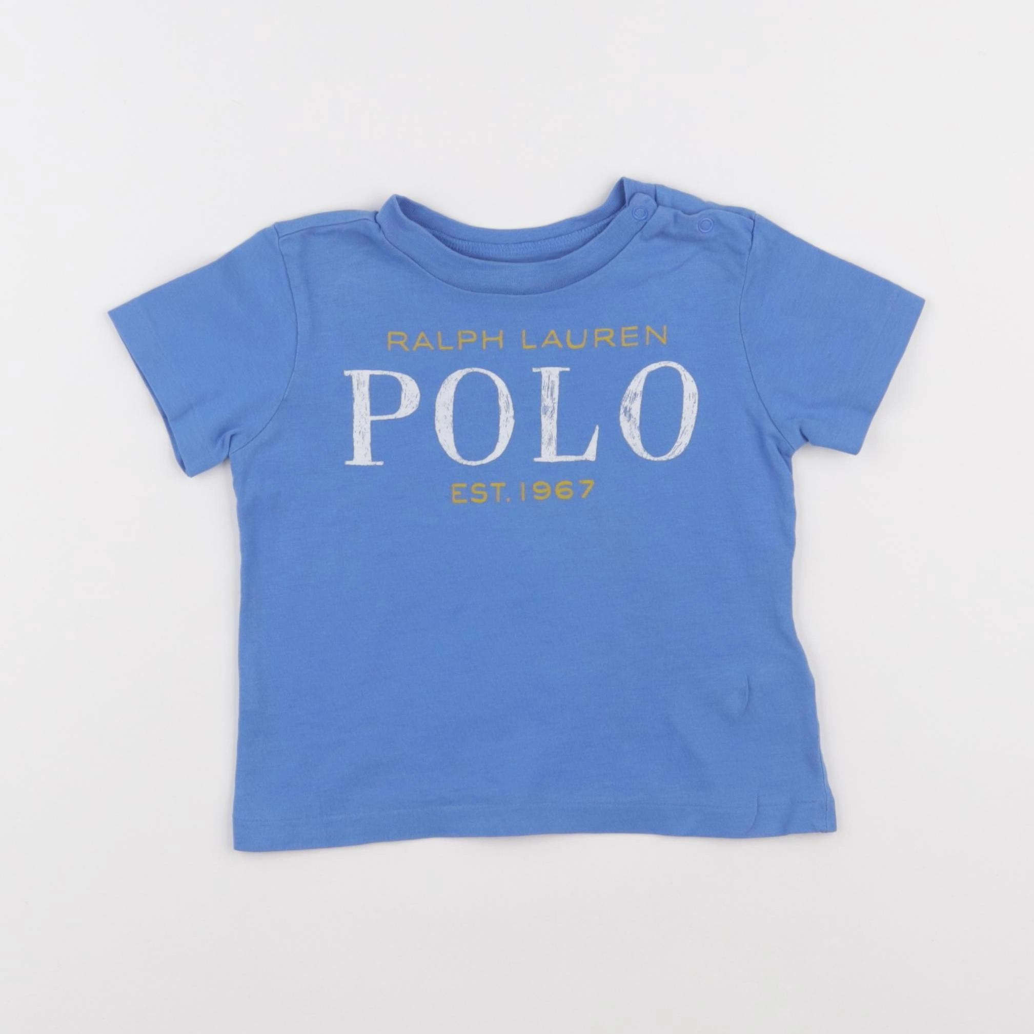 Ralph Lauren - tee-shirt bleu - 9 mois