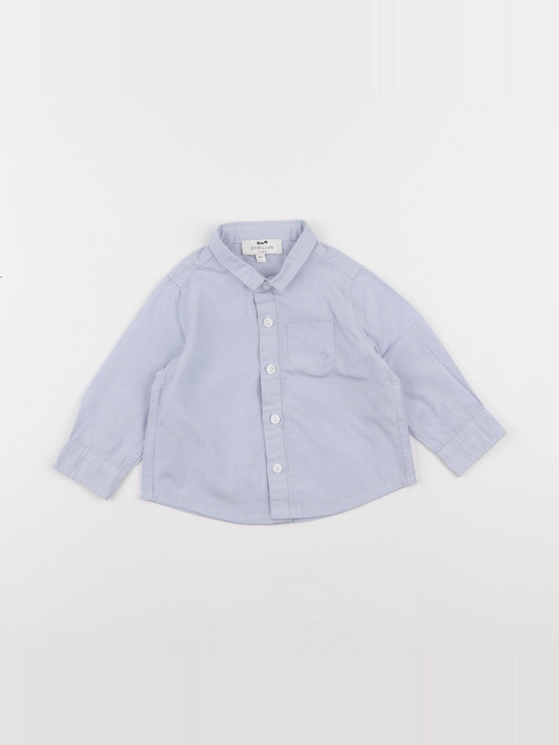 Cyrillus - chemise bleu - 6 mois