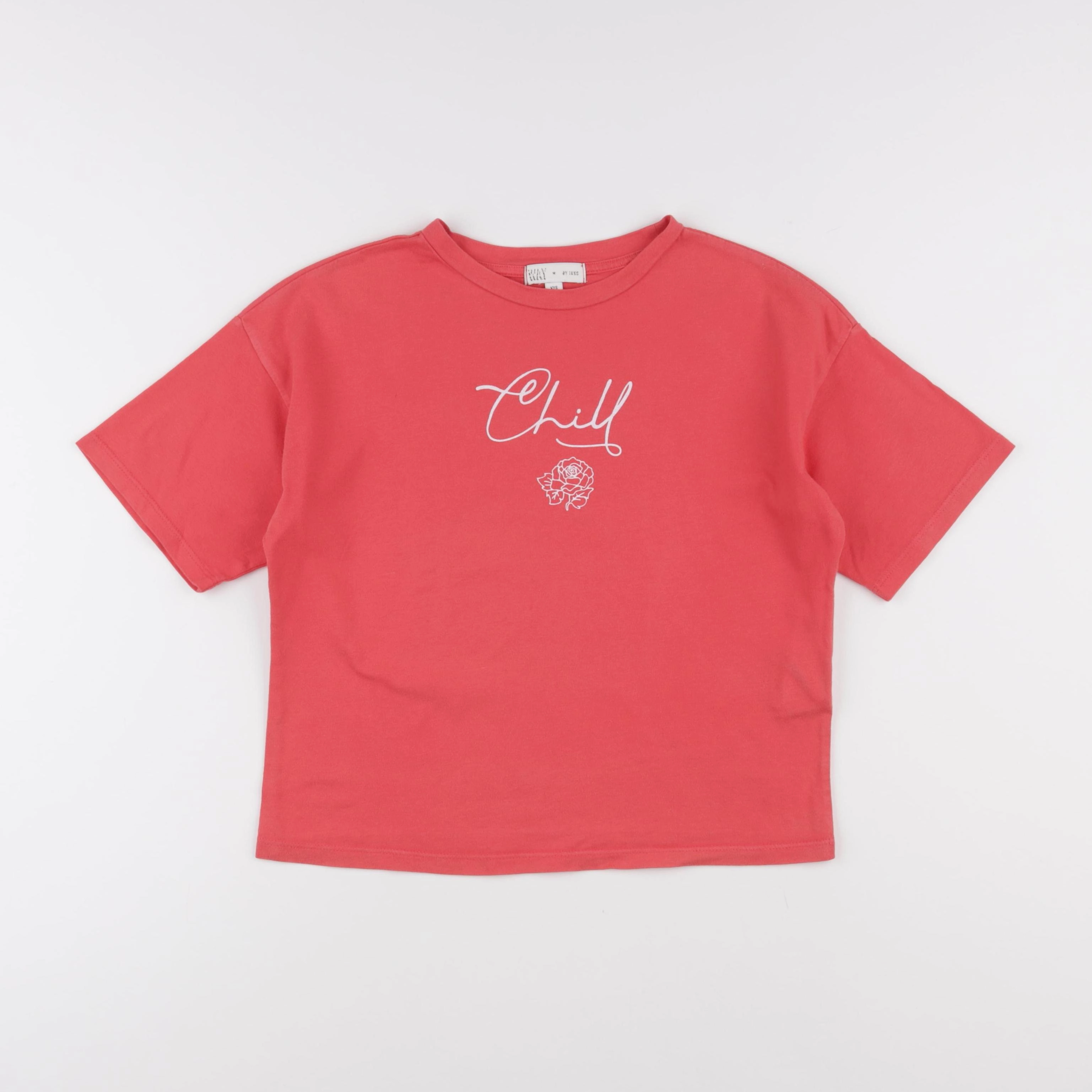 IKKS - tee-shirt rose - 10 ans
