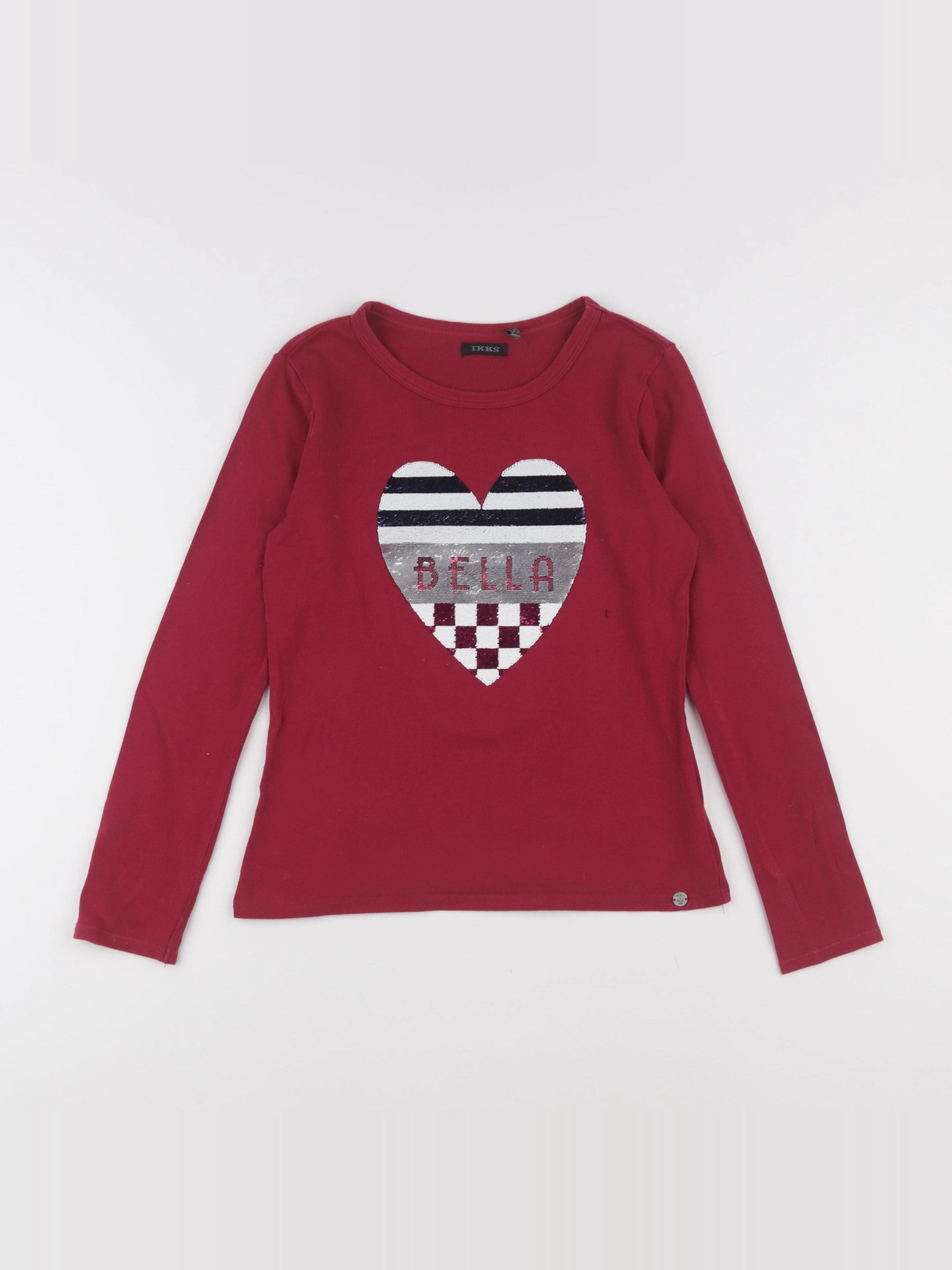 IKKS - tee-shirt rouge - 10 ans
