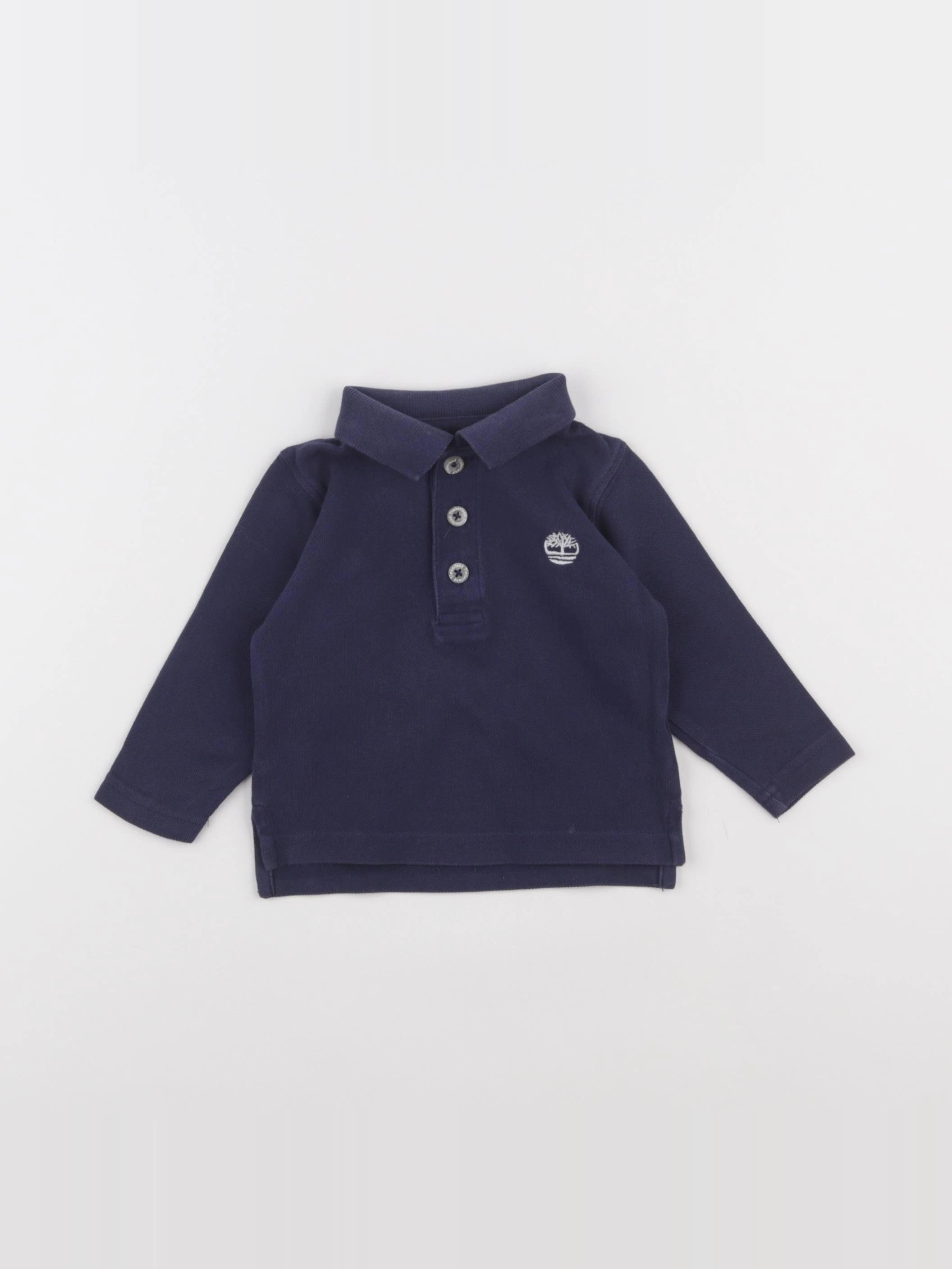 Timberland - polo bleu - 6 mois