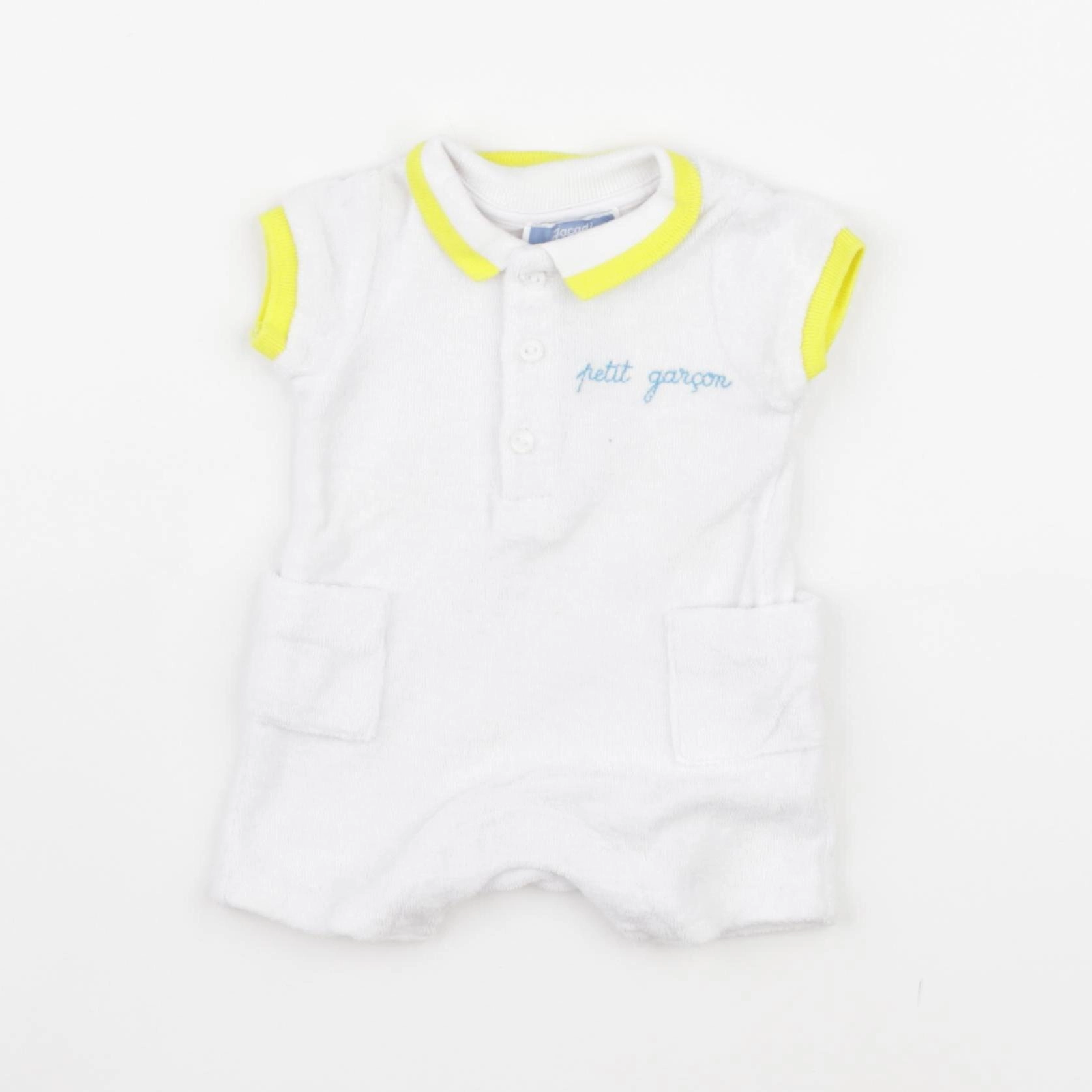 Jacadi - combinaison blanc - 1 mois