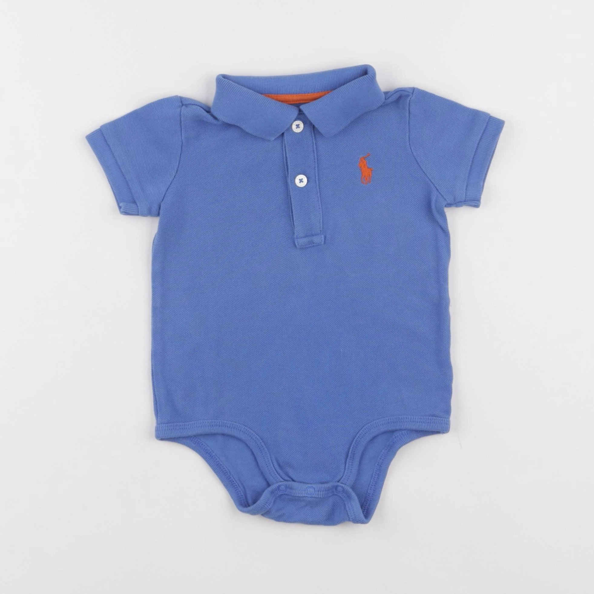 Ralph Lauren - body à col bleu - 9 mois