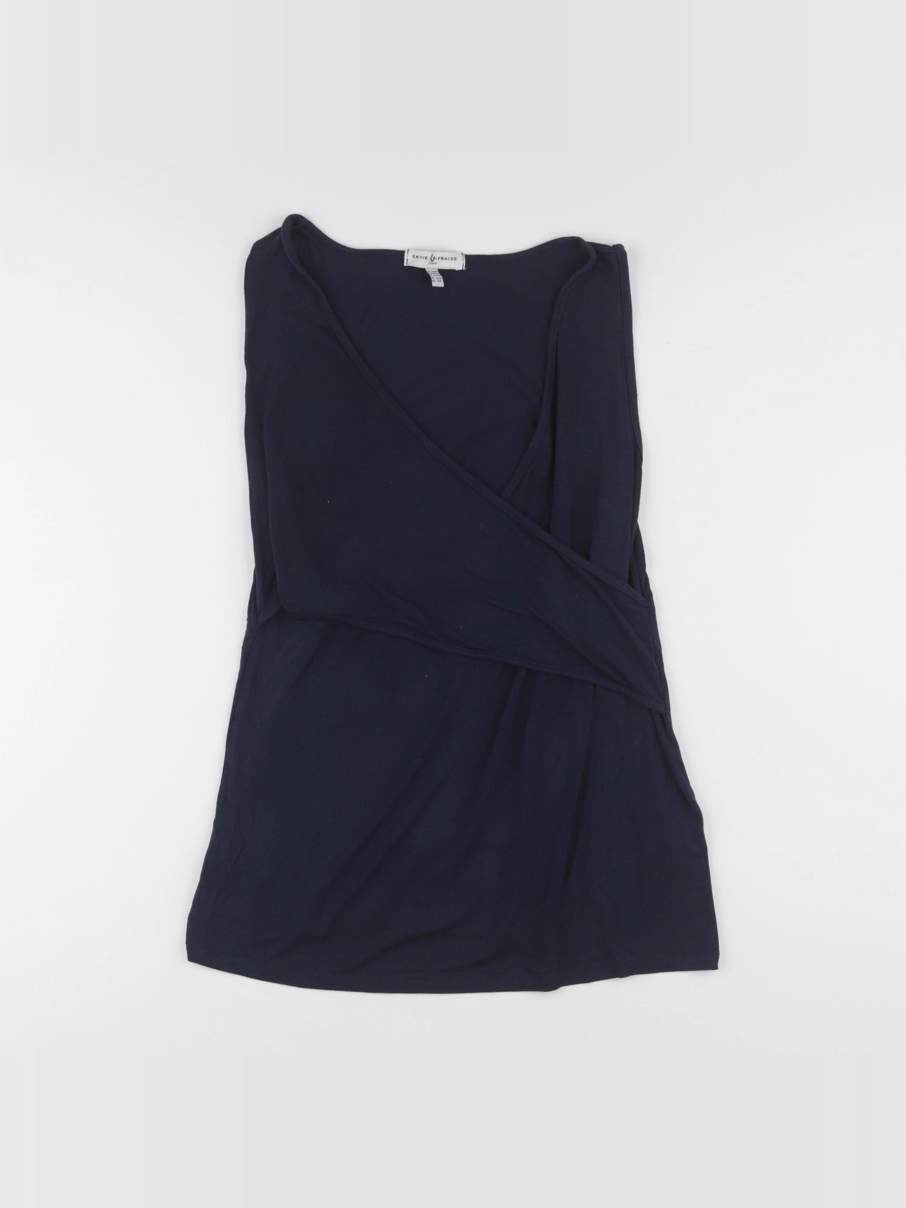 Envie de fraise - débardeur allaitement bleu - 38 à 40