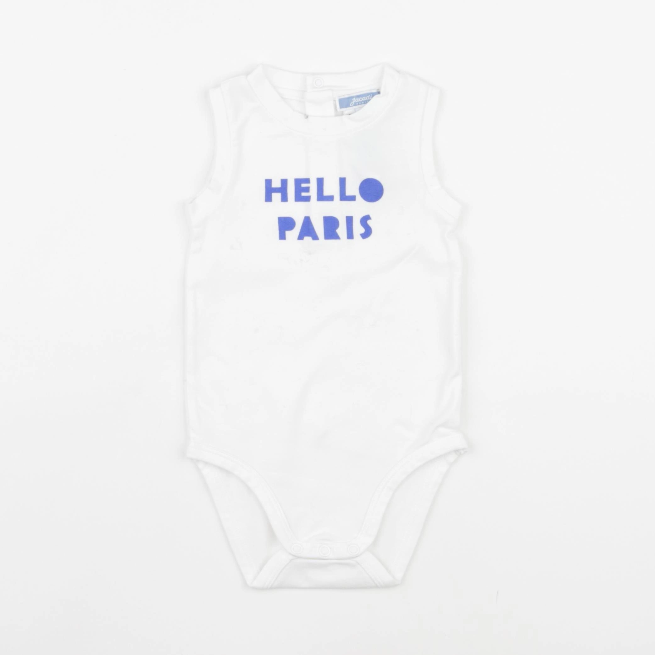 Jacadi - body blanc - 12 mois