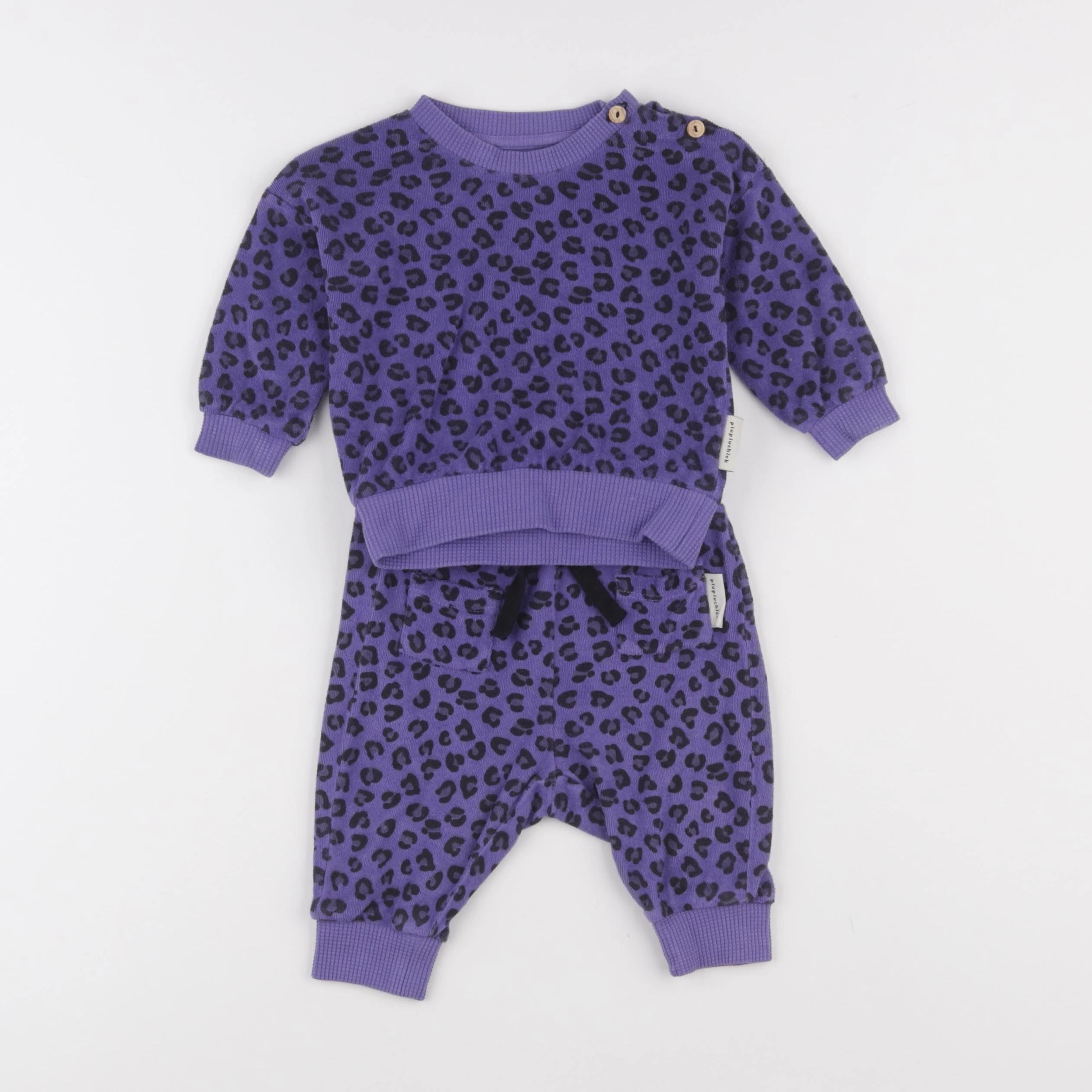 Piupiuchick - ensemble violet - 3 mois