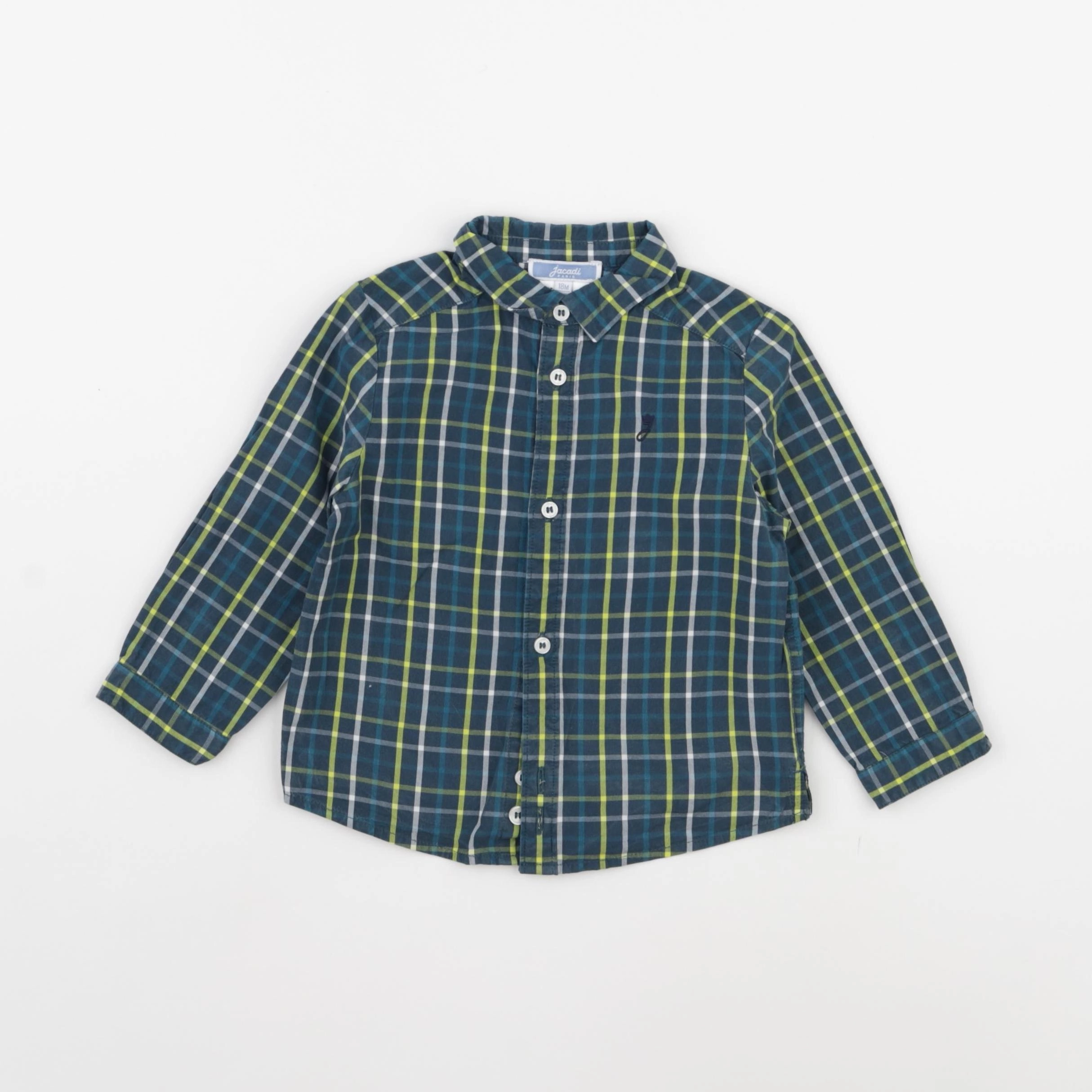 Jacadi - chemise bleu - 18 mois