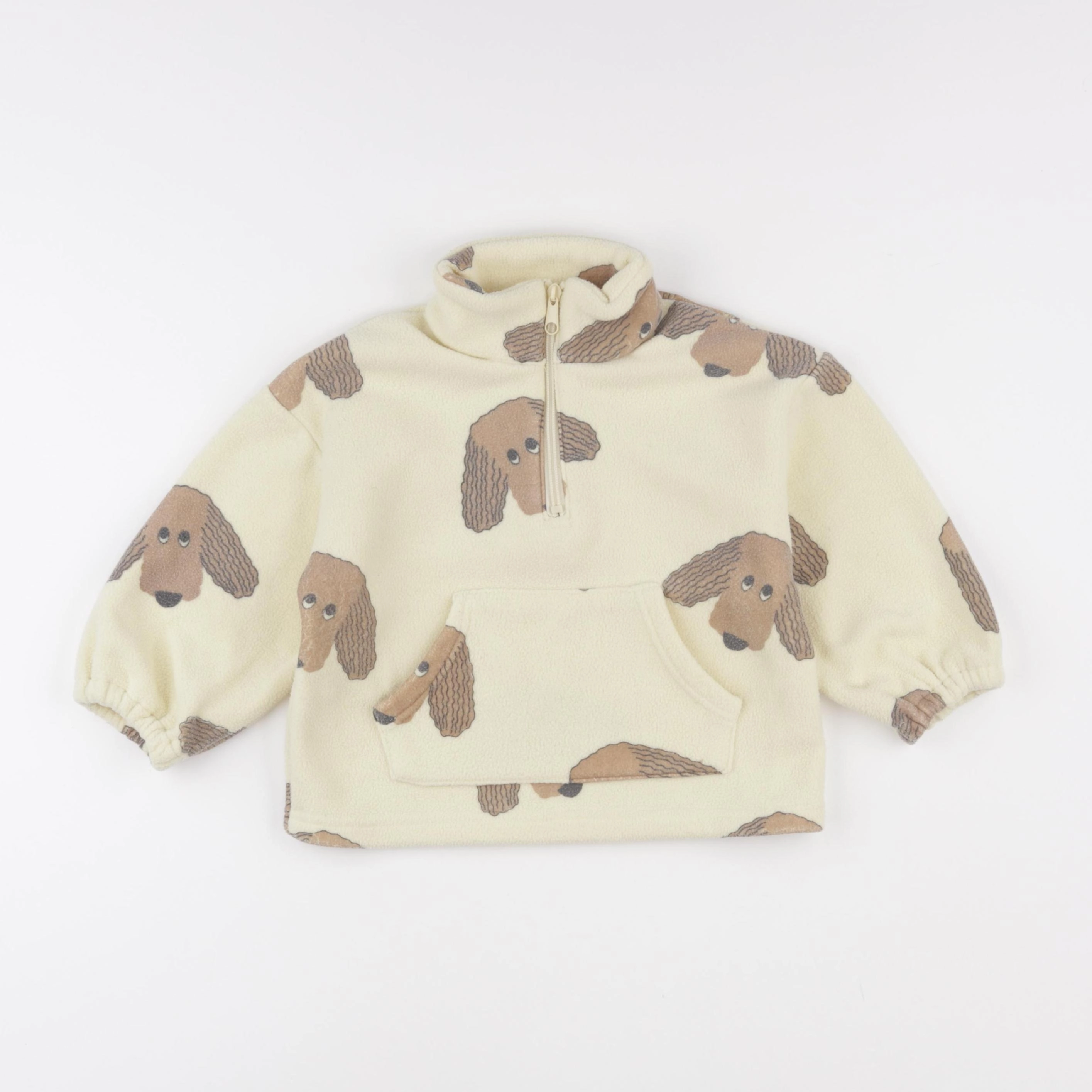 Gamin gamine - polaire beige - 12/18 mois