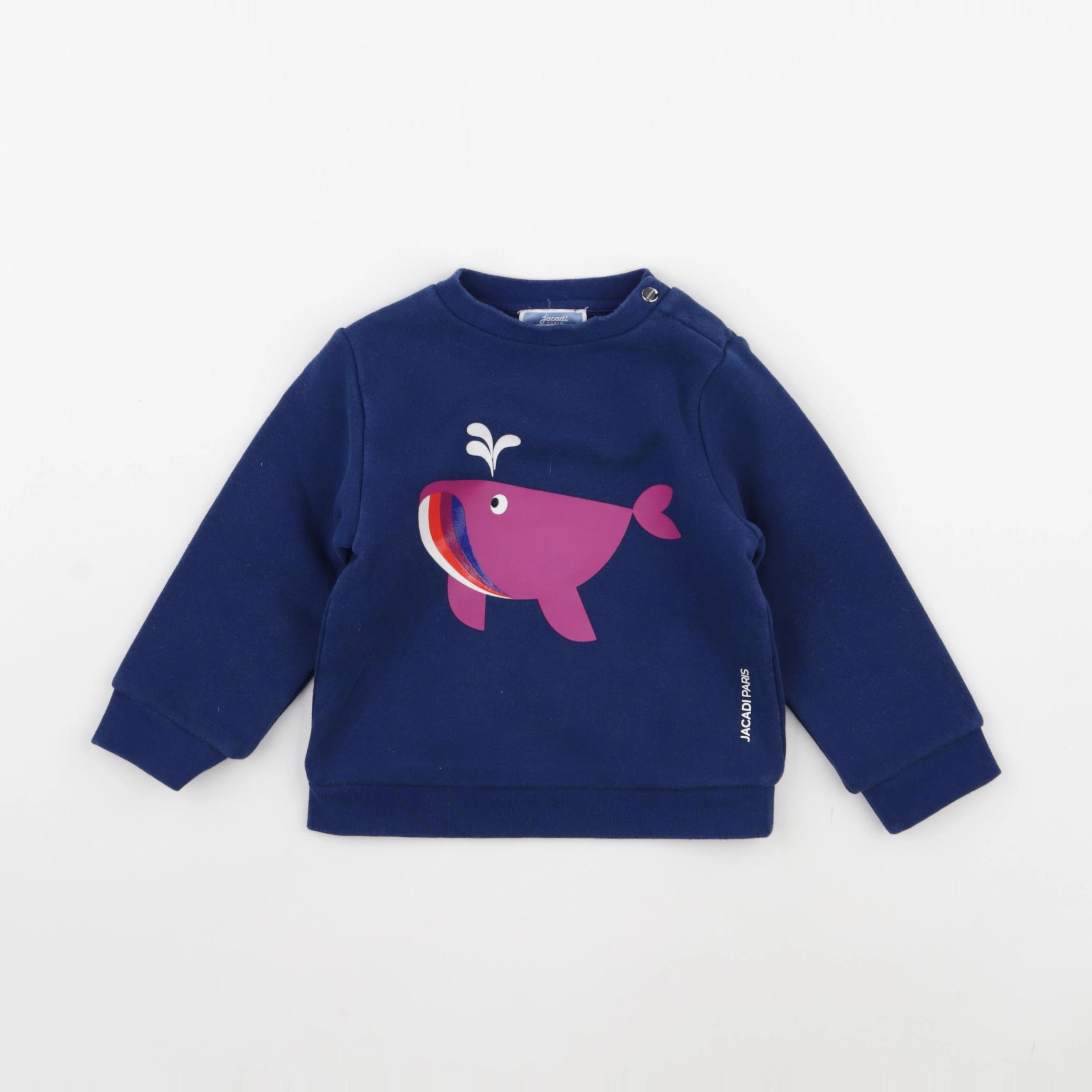Jacadi - sweat bleu - 18 mois