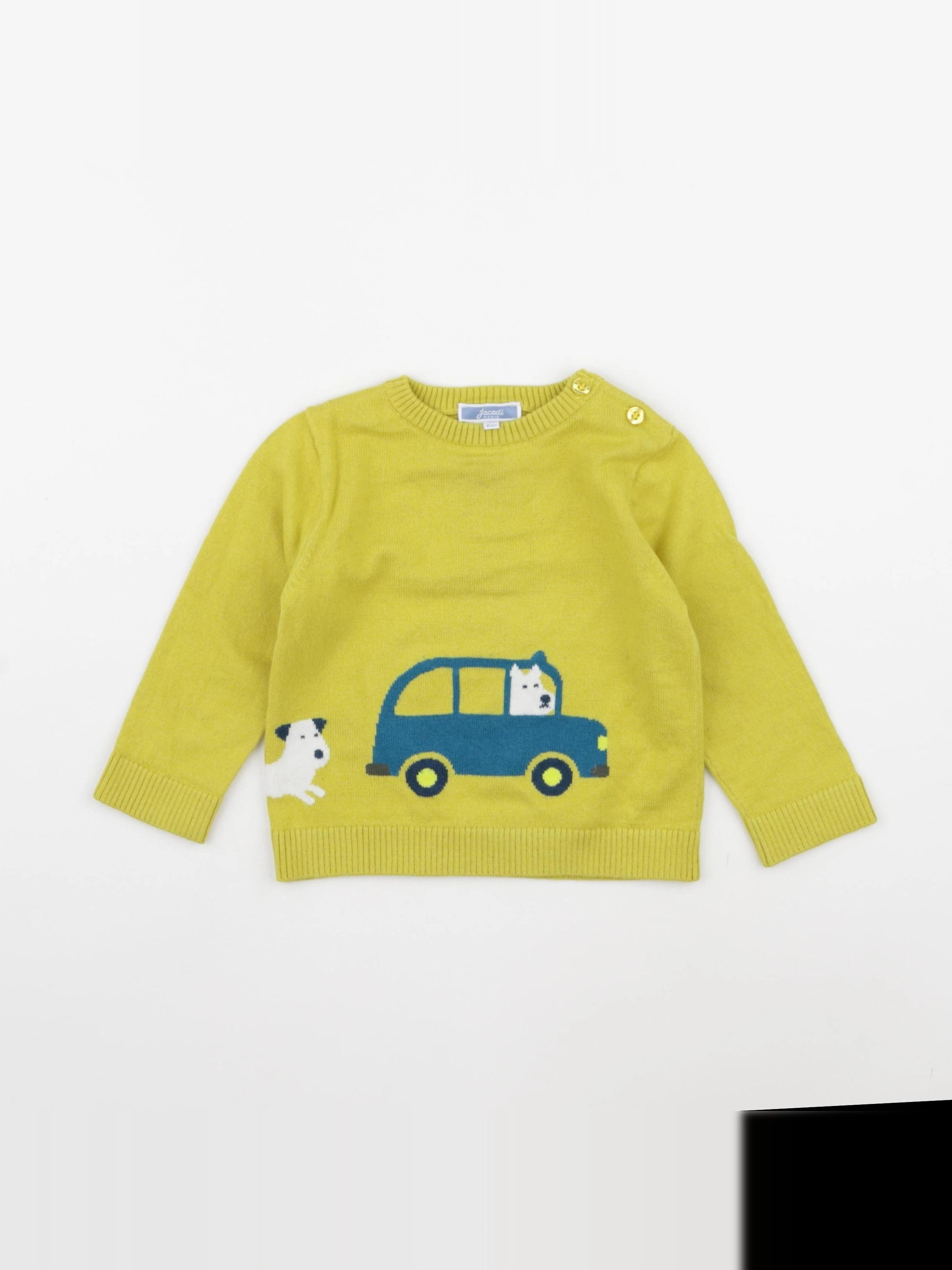Jacadi - pull jaune - 18 mois