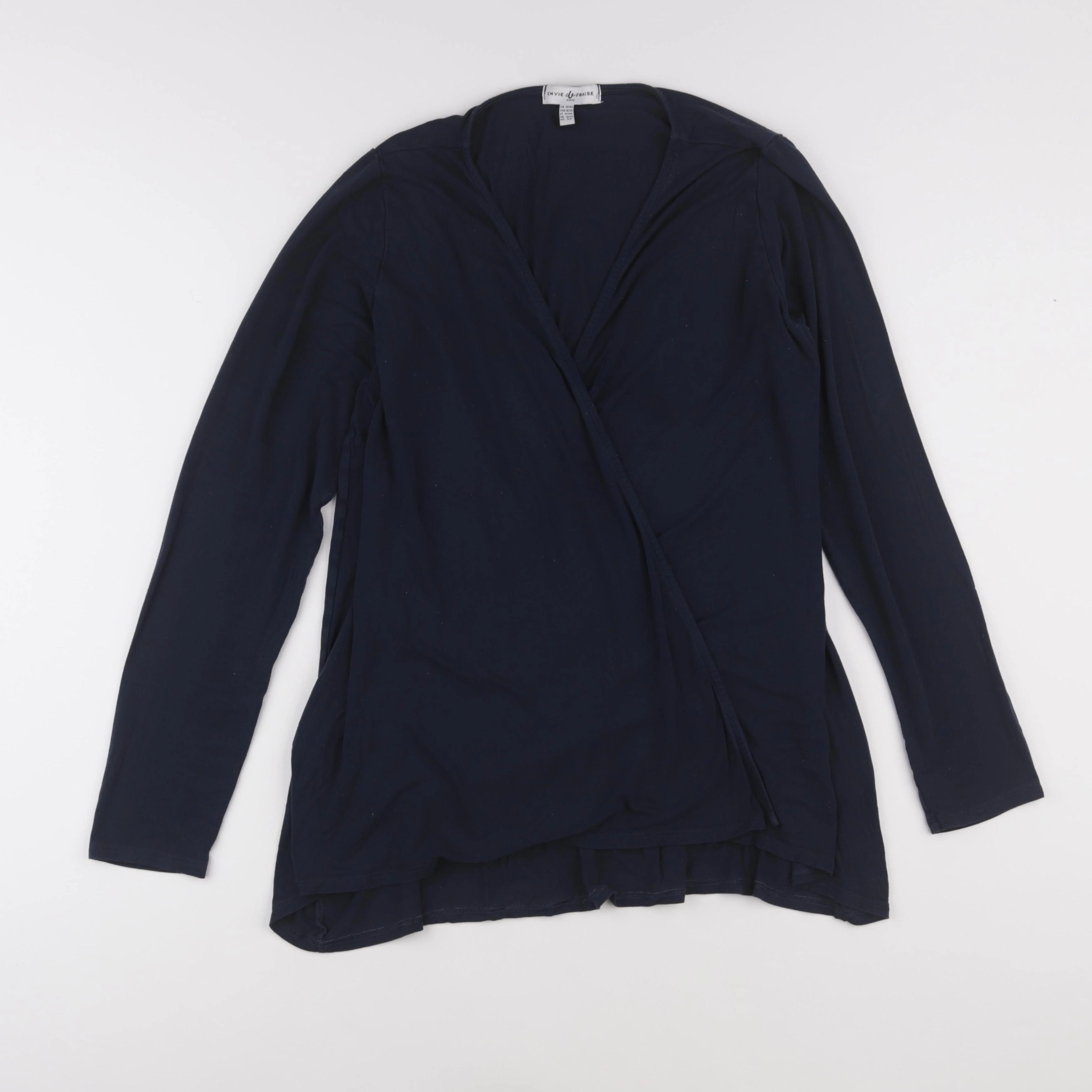 Envie de fraise - gilet allaitement, grossesse bleu - 38 à 40