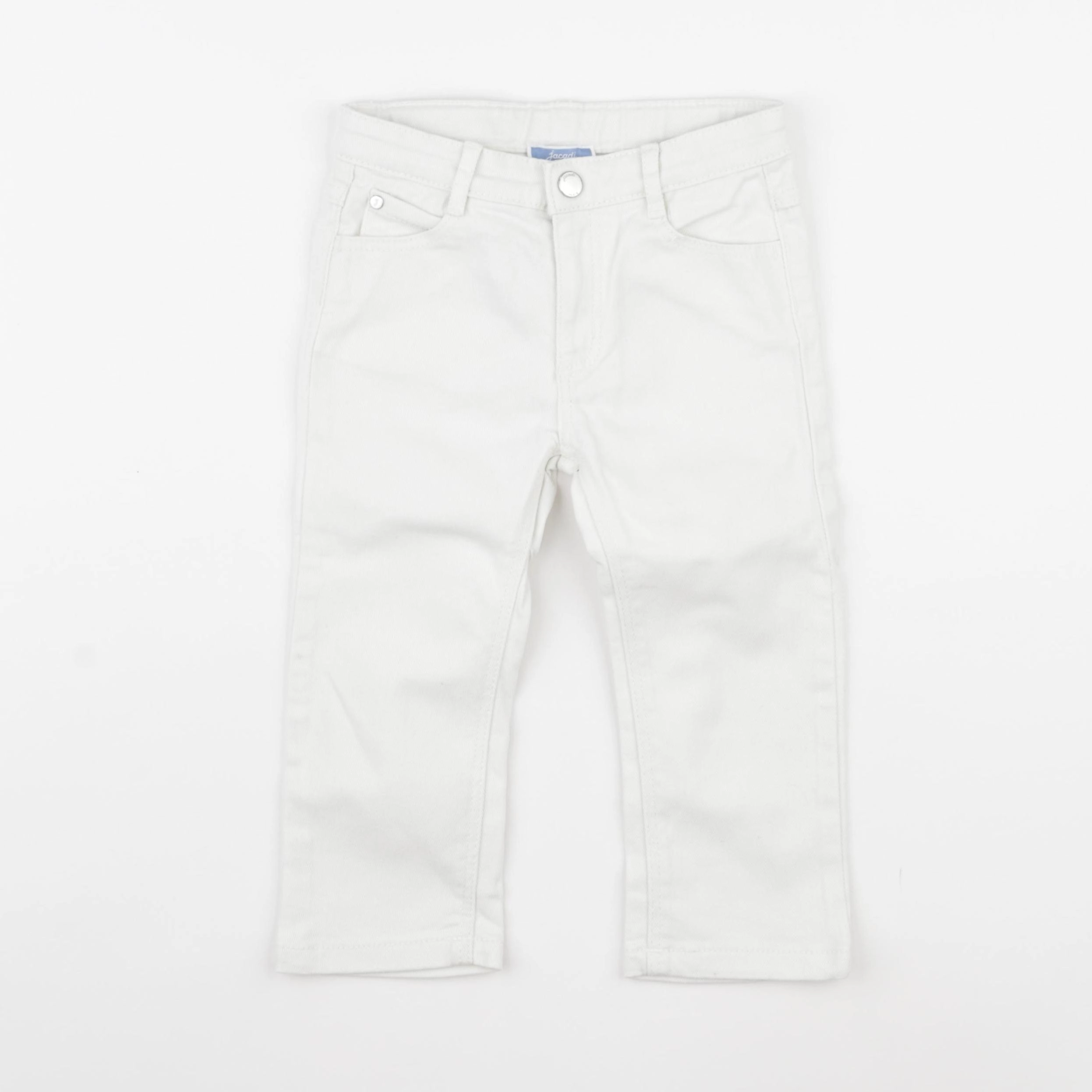 Jacadi - jean blanc - 24 mois