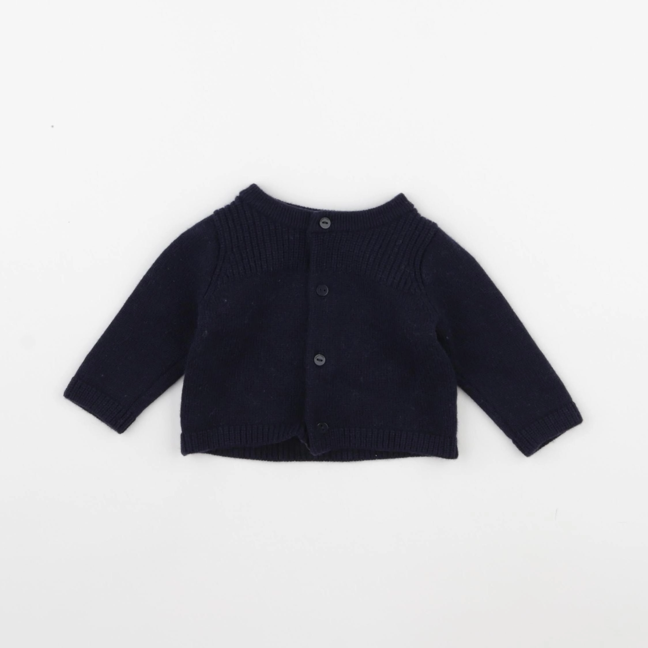 Jacadi - gilet bleu - 3 mois