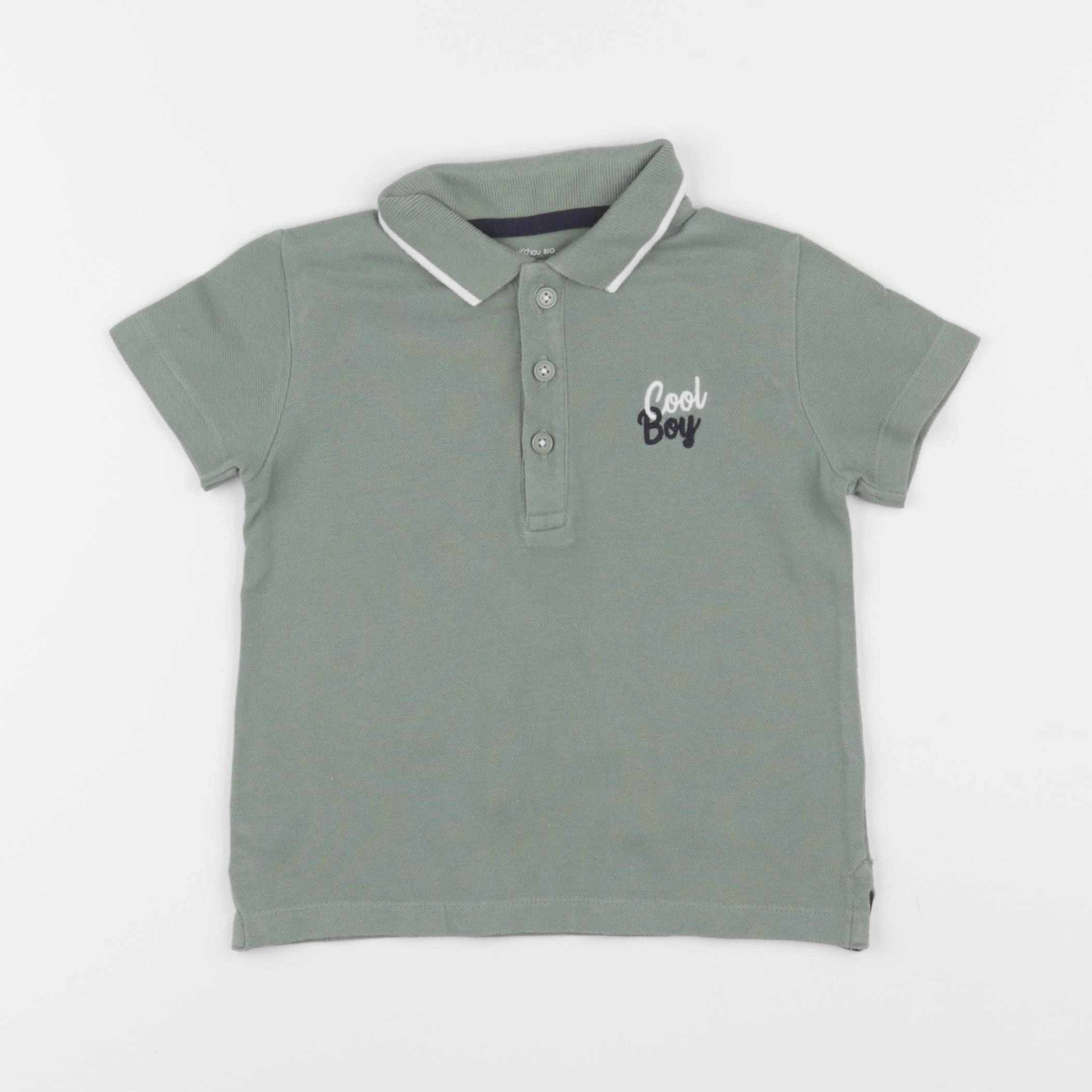 Boutchou - polo vert - 36 mois