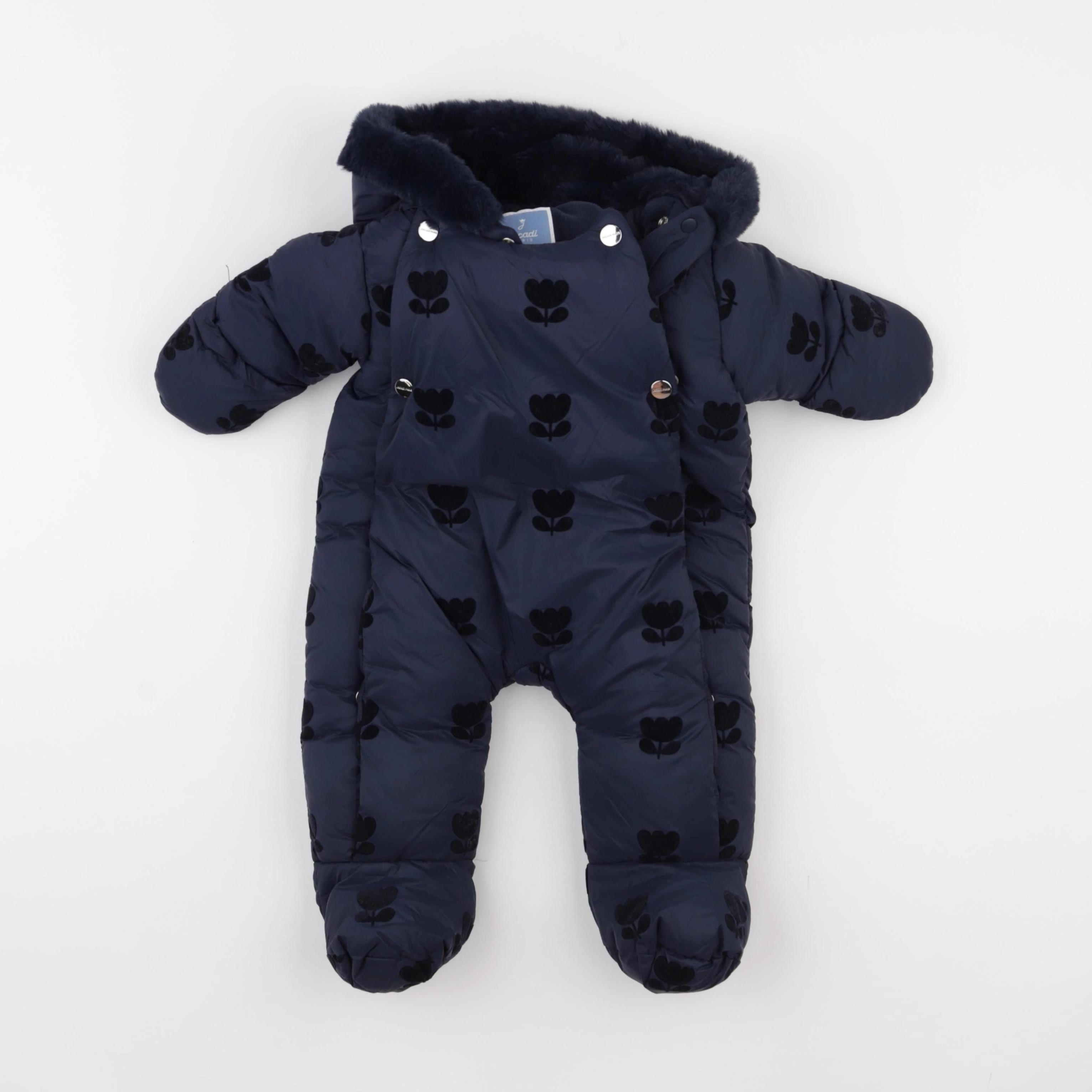 Jacadi - combi-pilote bleu - 3 mois