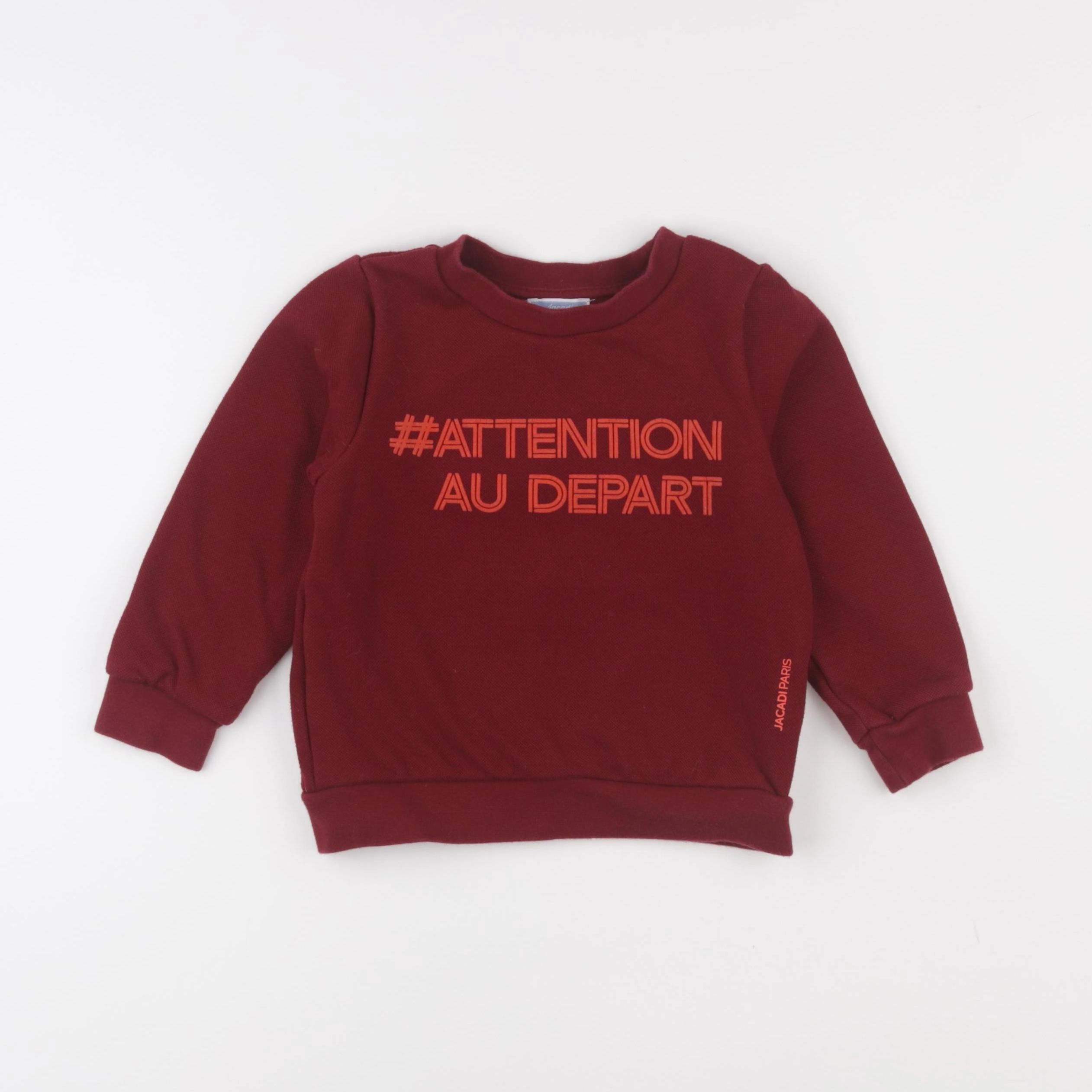 Jacadi - sweat rouge - 4 ans