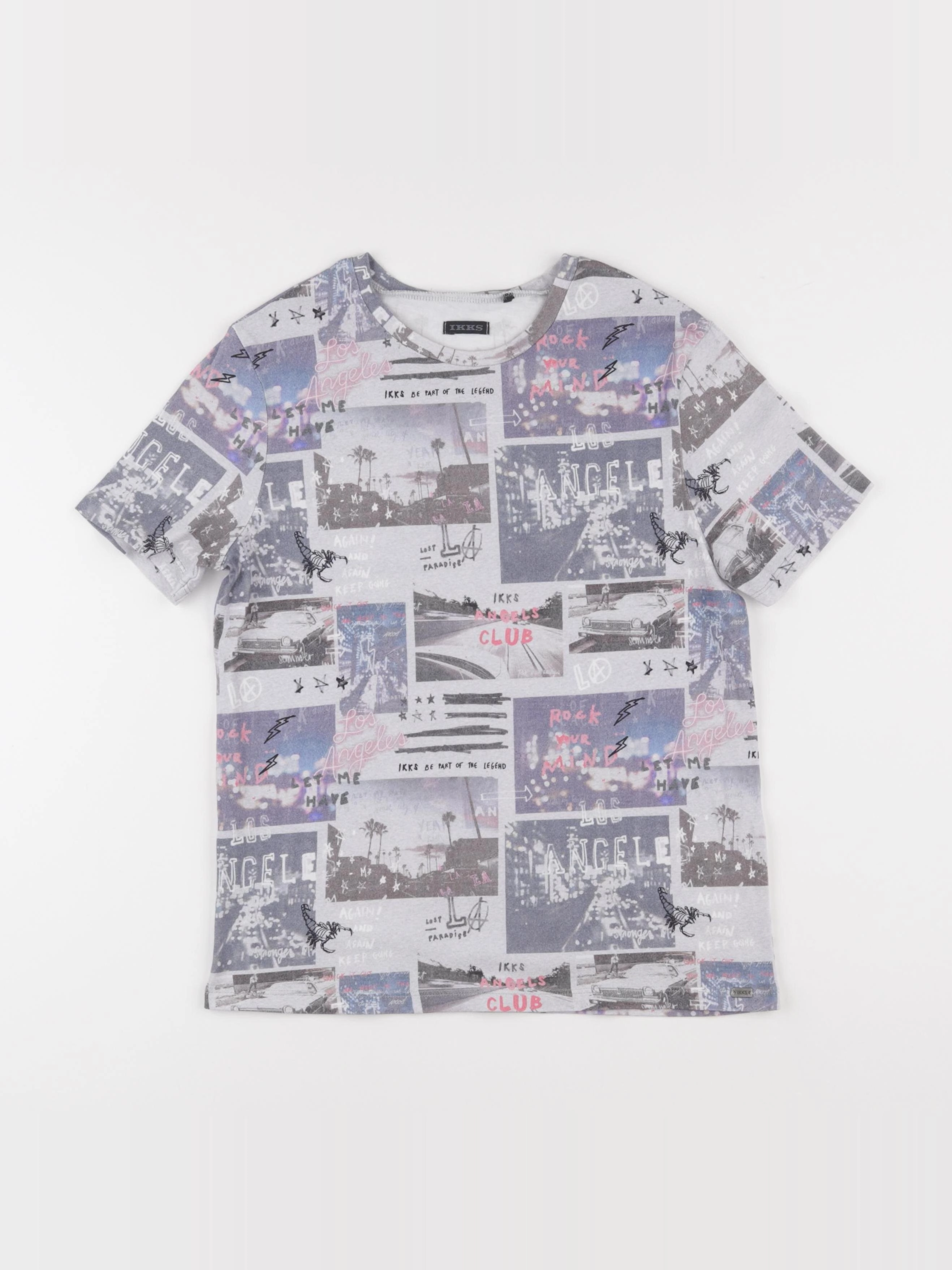 IKKS - tee-shirt gris - 12 ans