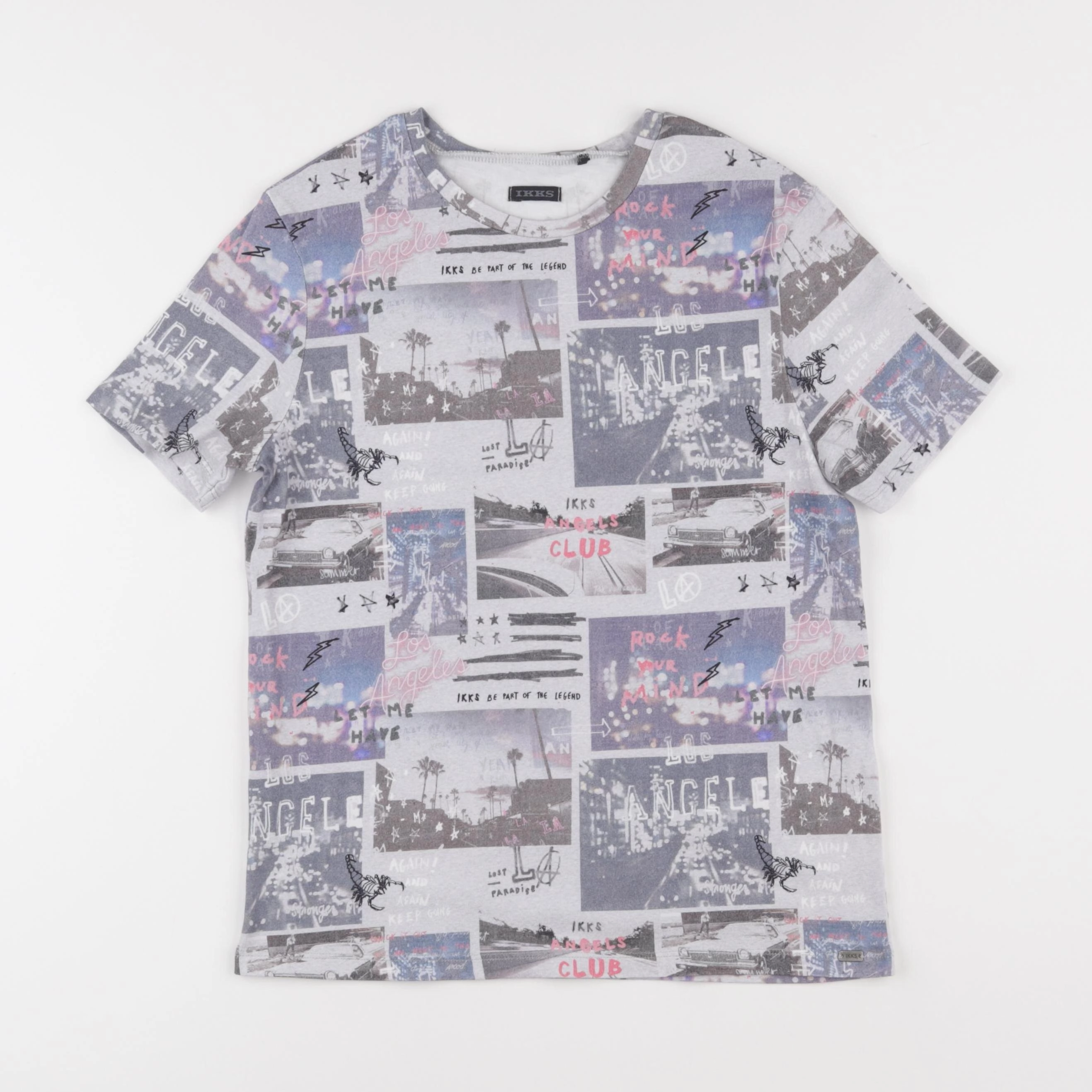 IKKS - tee-shirt gris - 12 ans