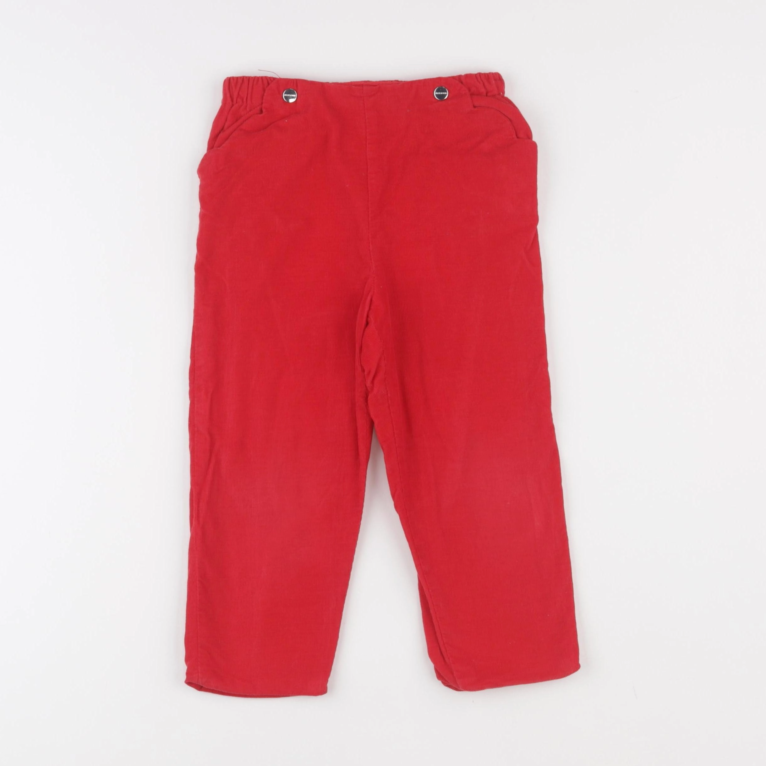 Jacadi - pantalon doublé rouge - 36 mois
