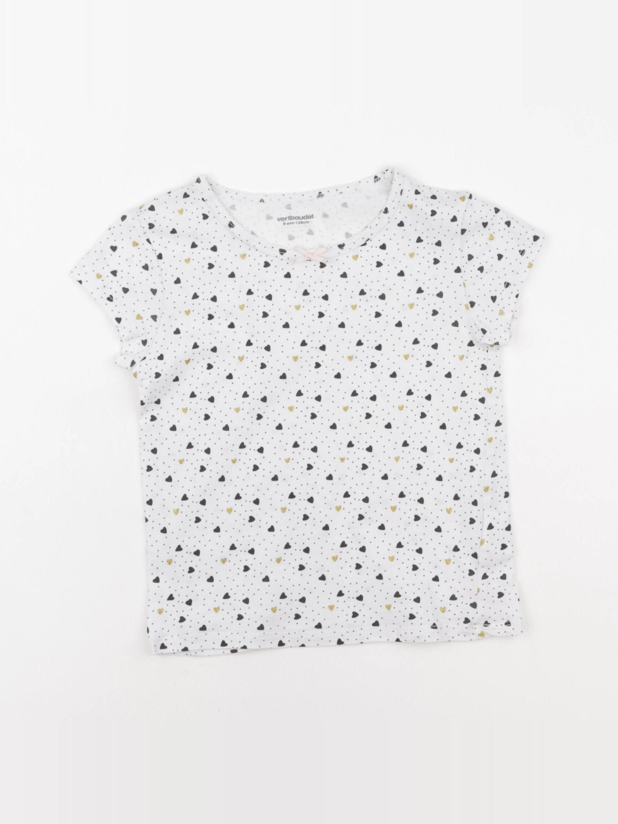 Vertbaudet - maillot de corps blanc - 8 ans
