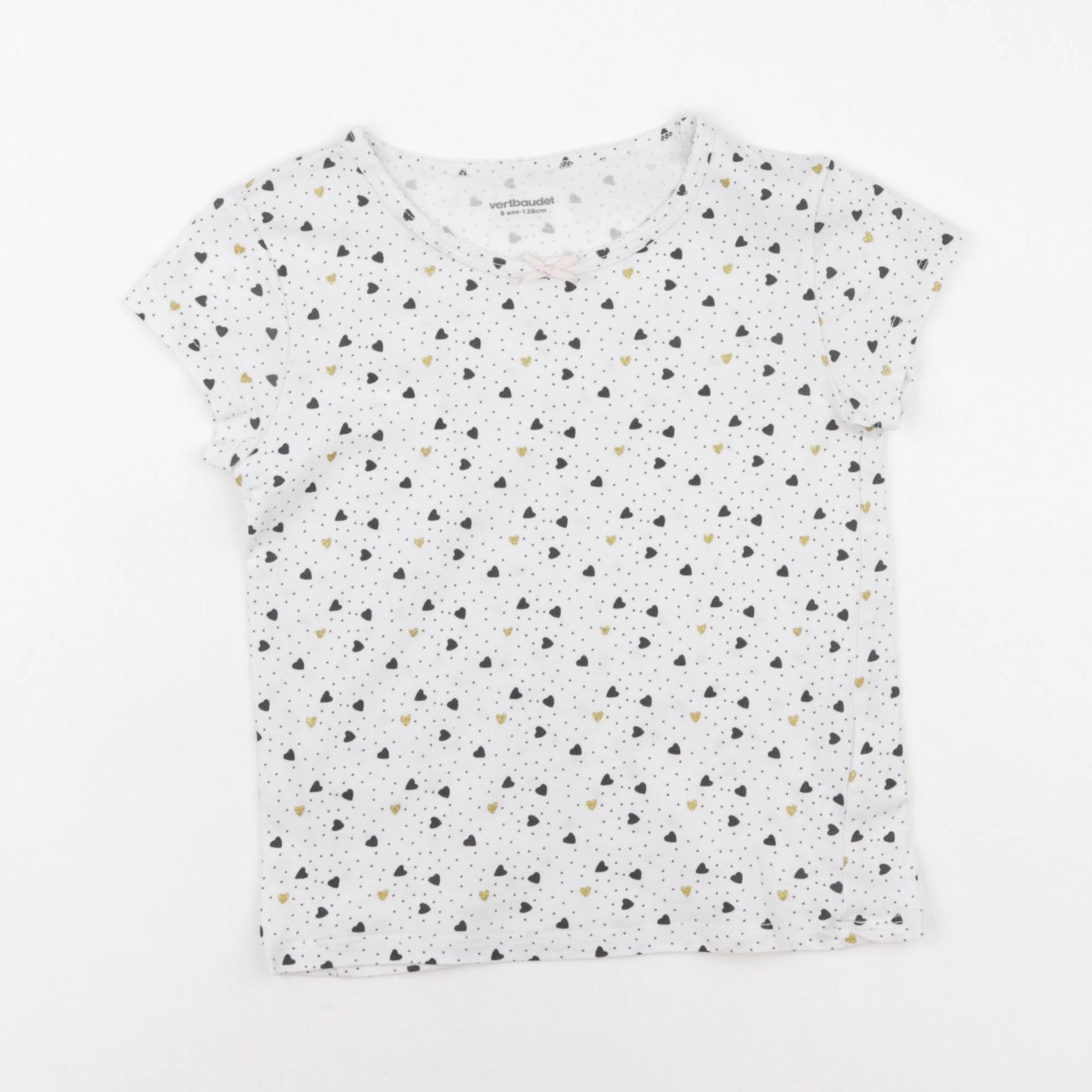 Vertbaudet - maillot de corps blanc - 8 ans