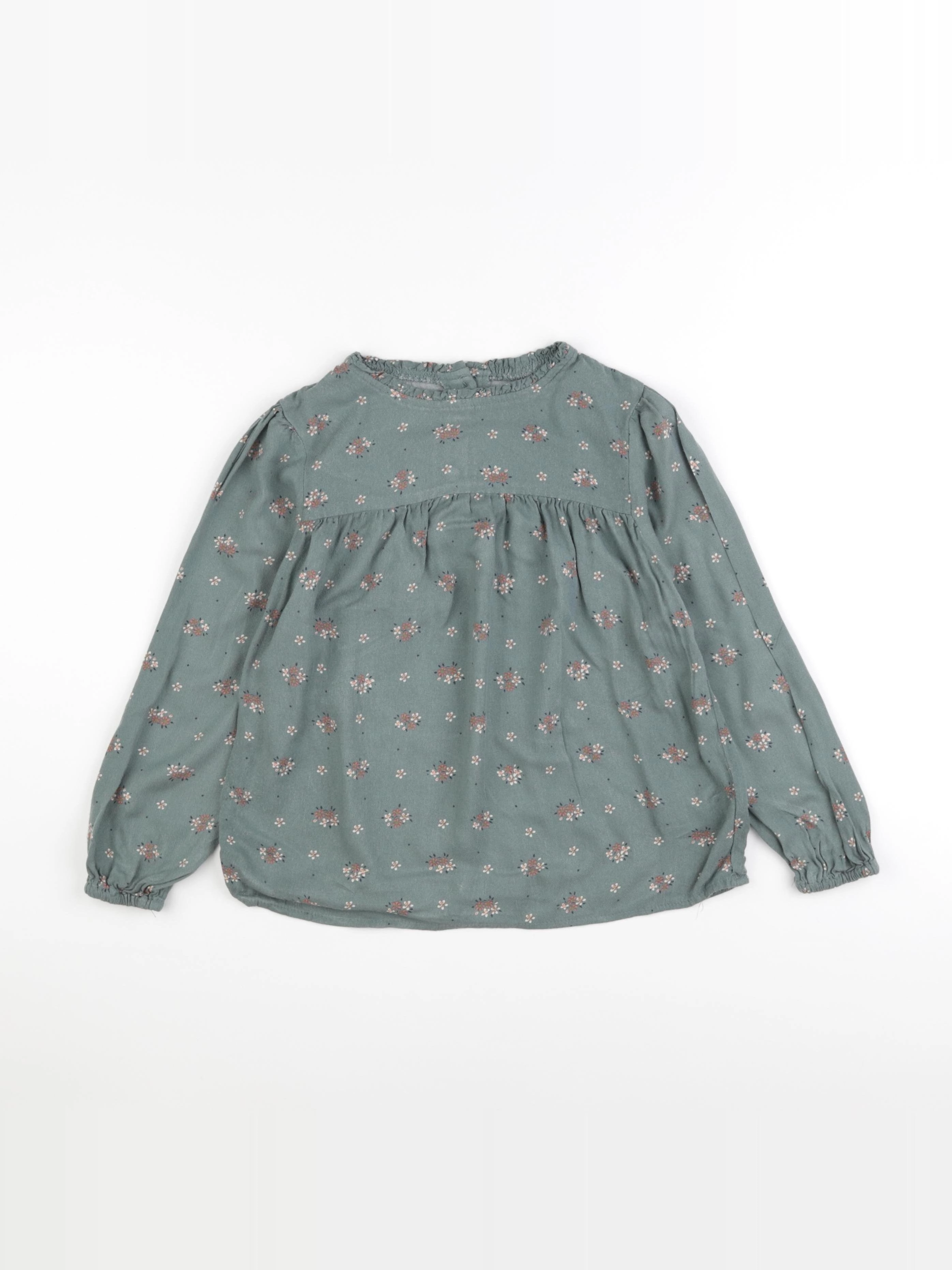 Vertbaudet - blouse vert - 8 ans