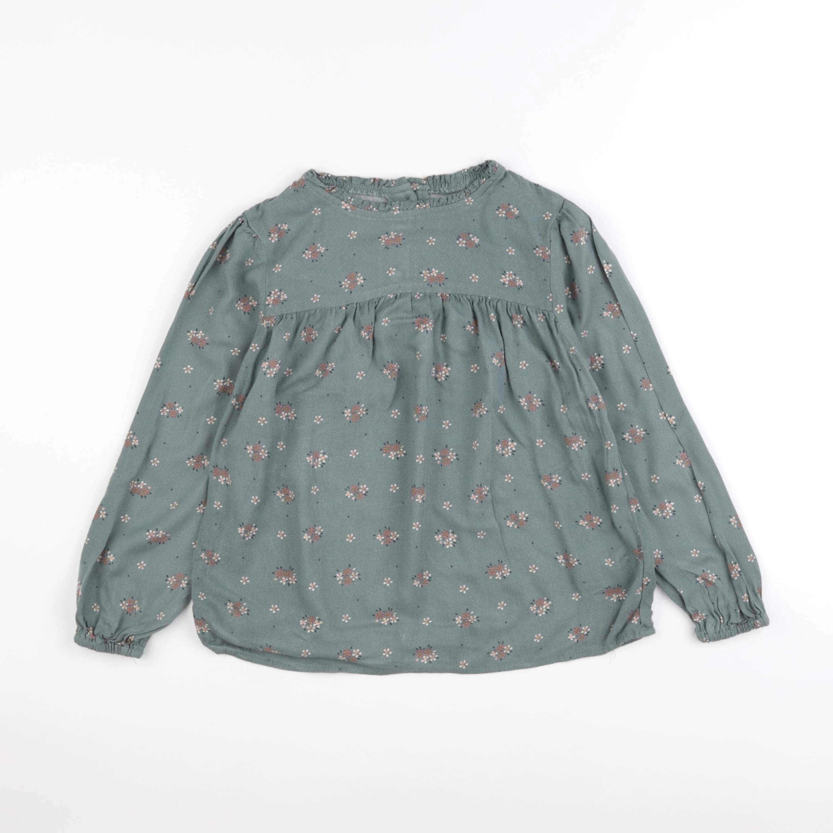 Vertbaudet - blouse vert - 8 ans