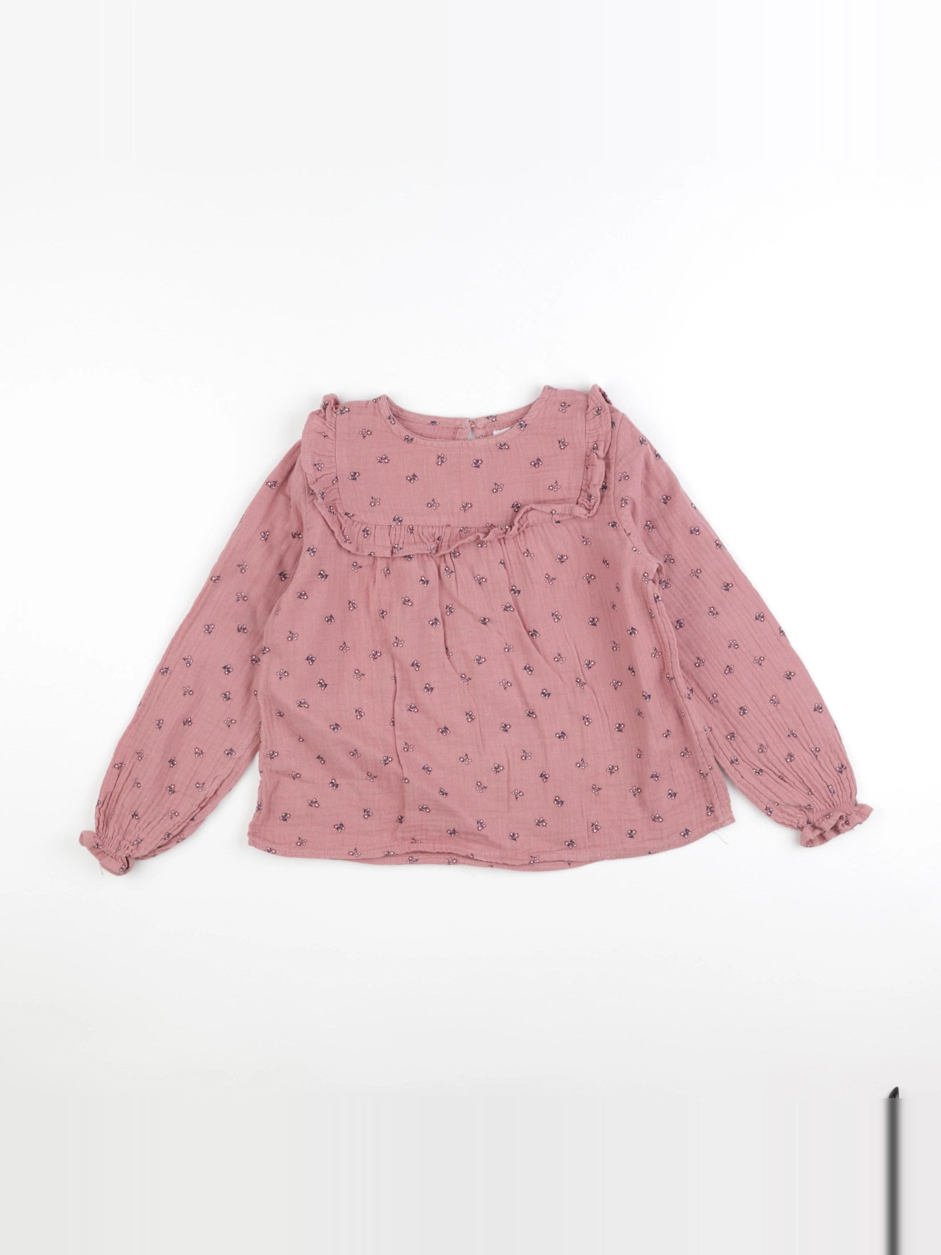 Vertbaudet - blouse rose - 8 ans