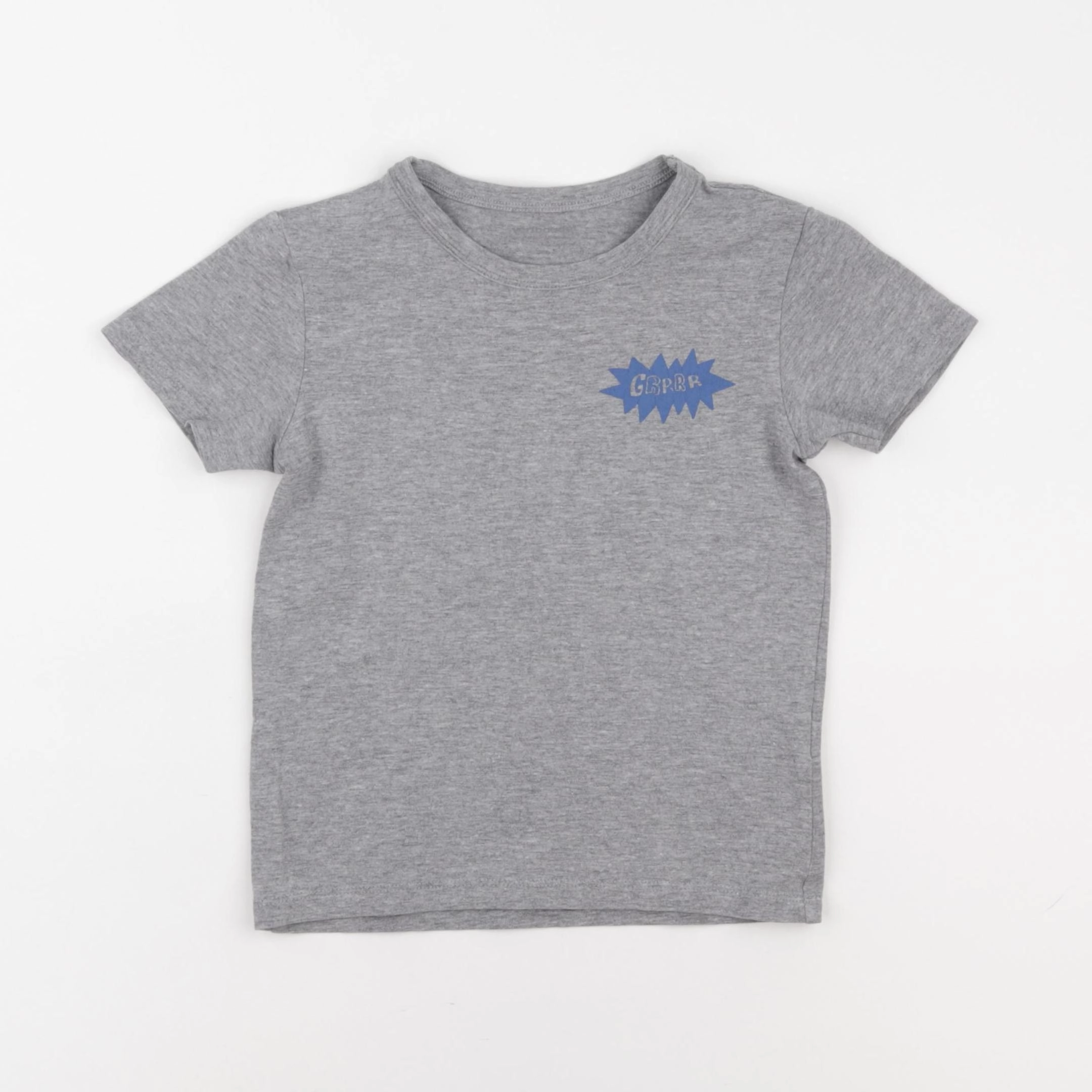 Vertbaudet - tee-shirt gris - 6 ans