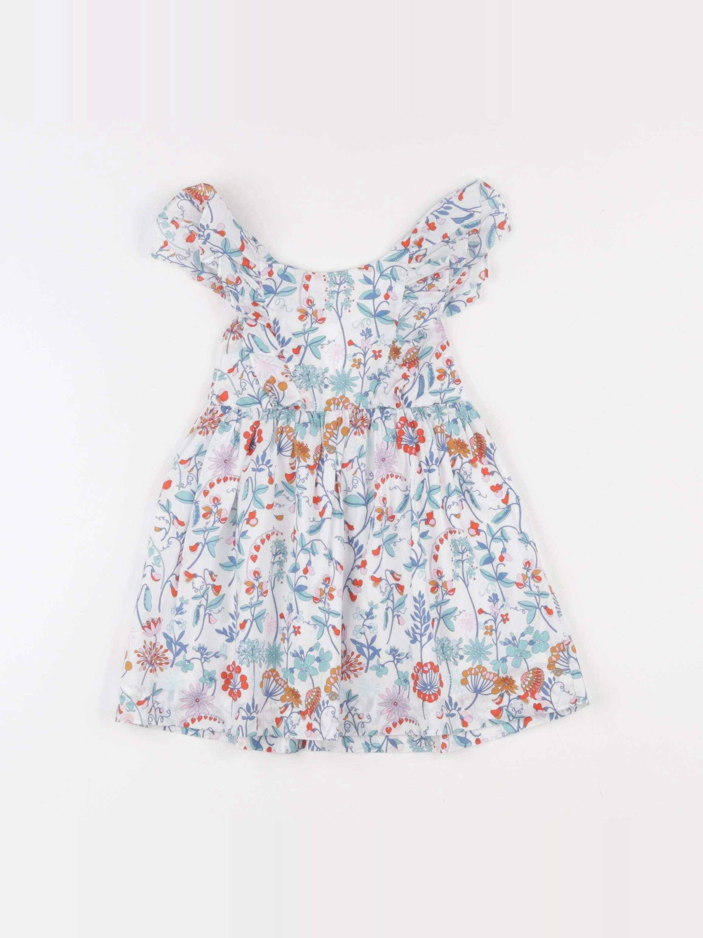 Jacadi - robe liberty multicolore - 18 mois