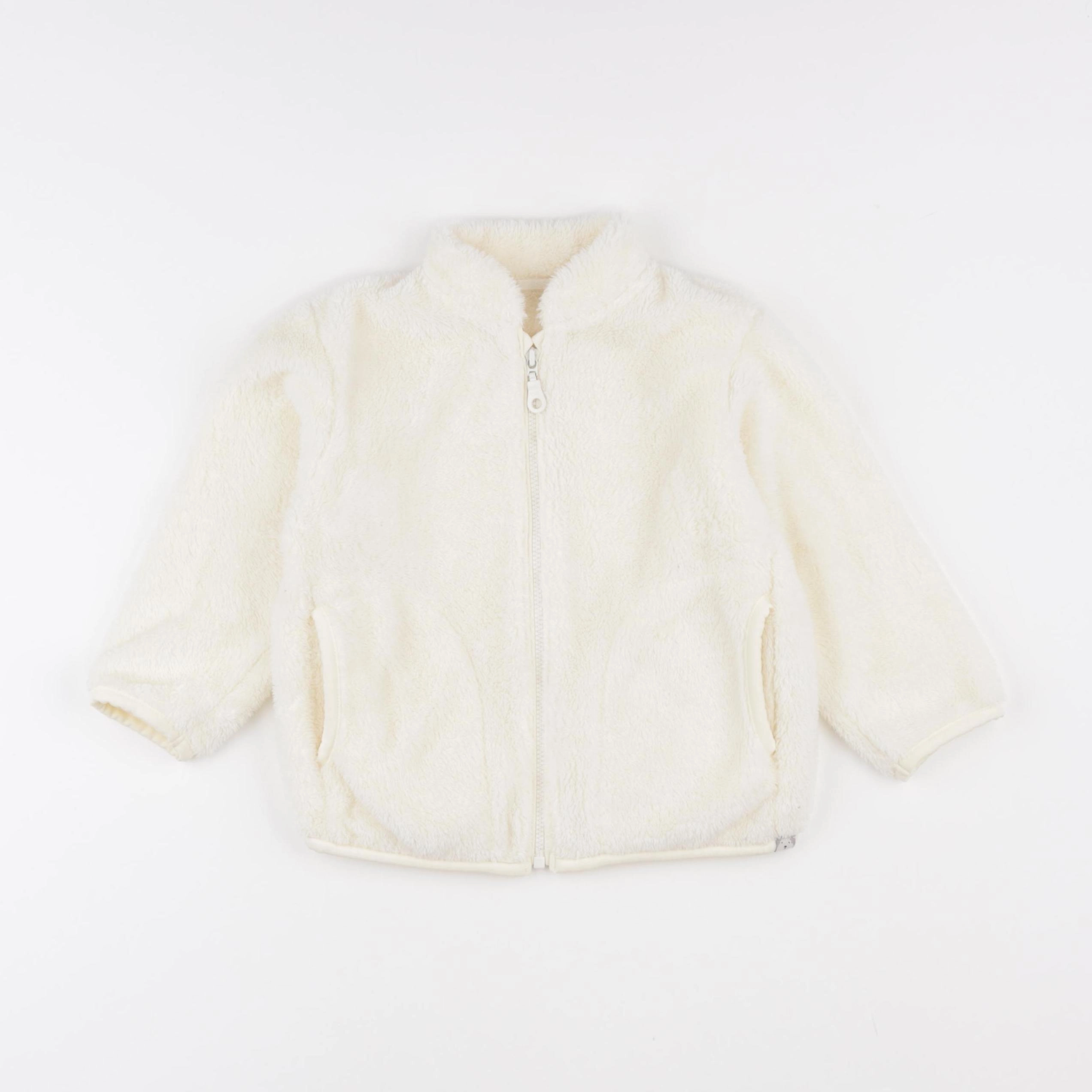 Uniqlo - polaire blanc - 24 mois
