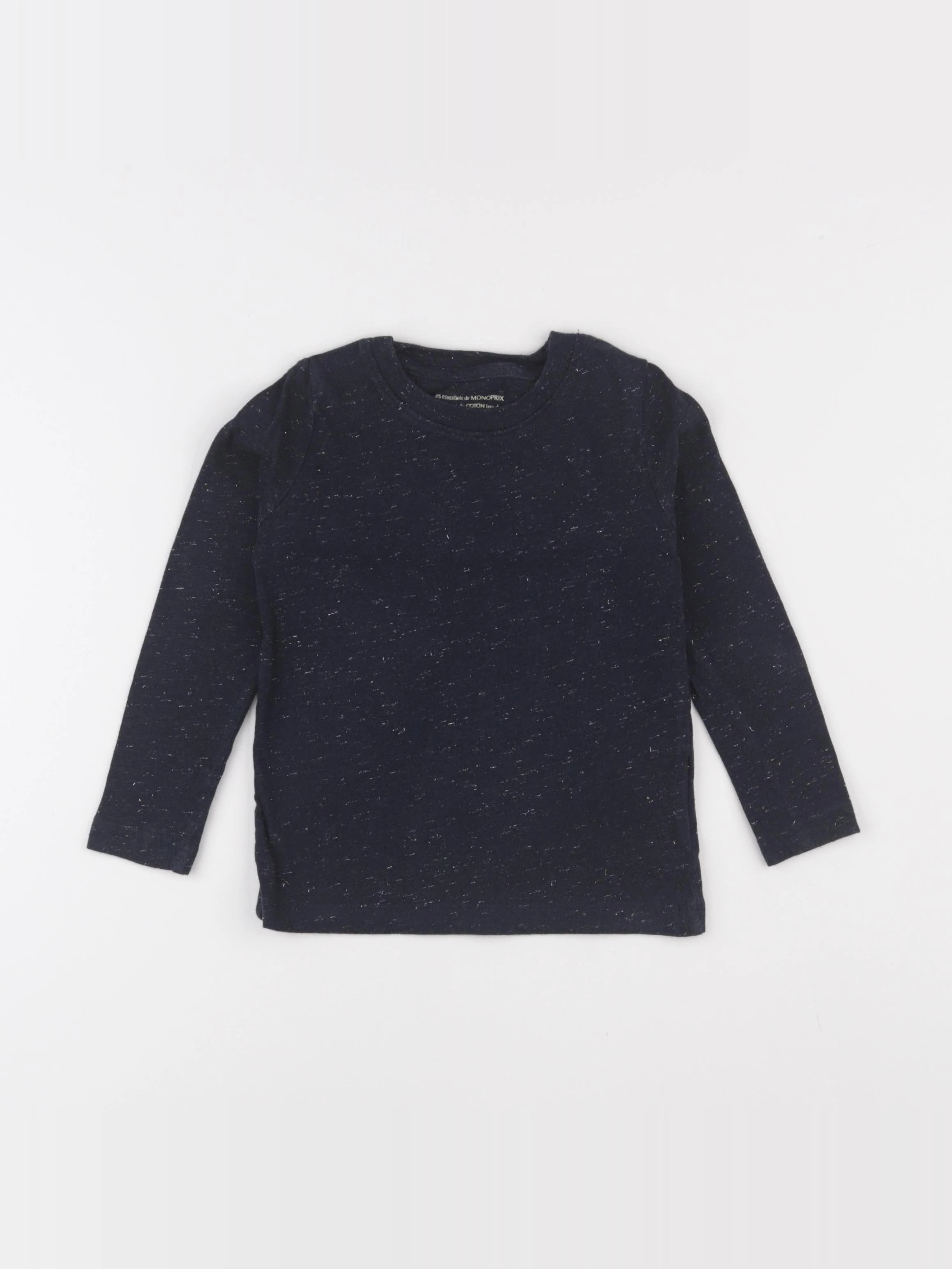 Monoprix - tee-shirt bleu, argent - 3 ans