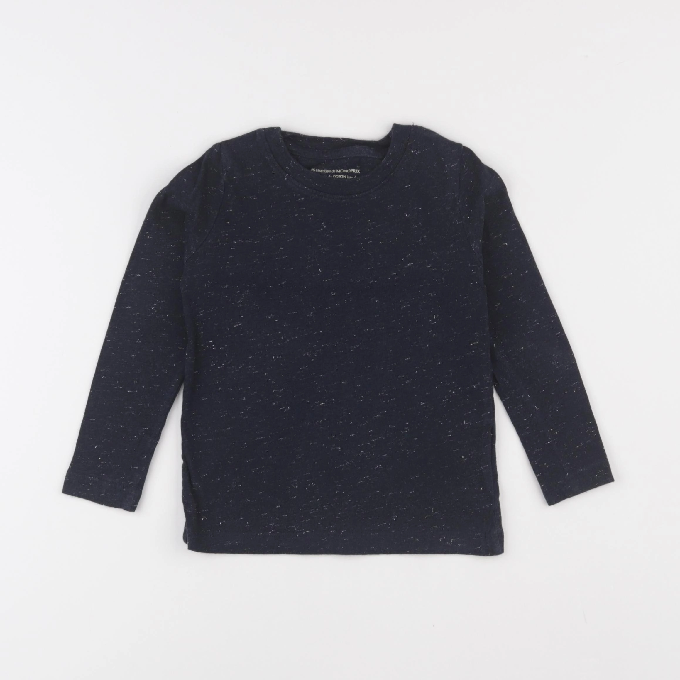 Monoprix - tee-shirt bleu, argent - 3 ans