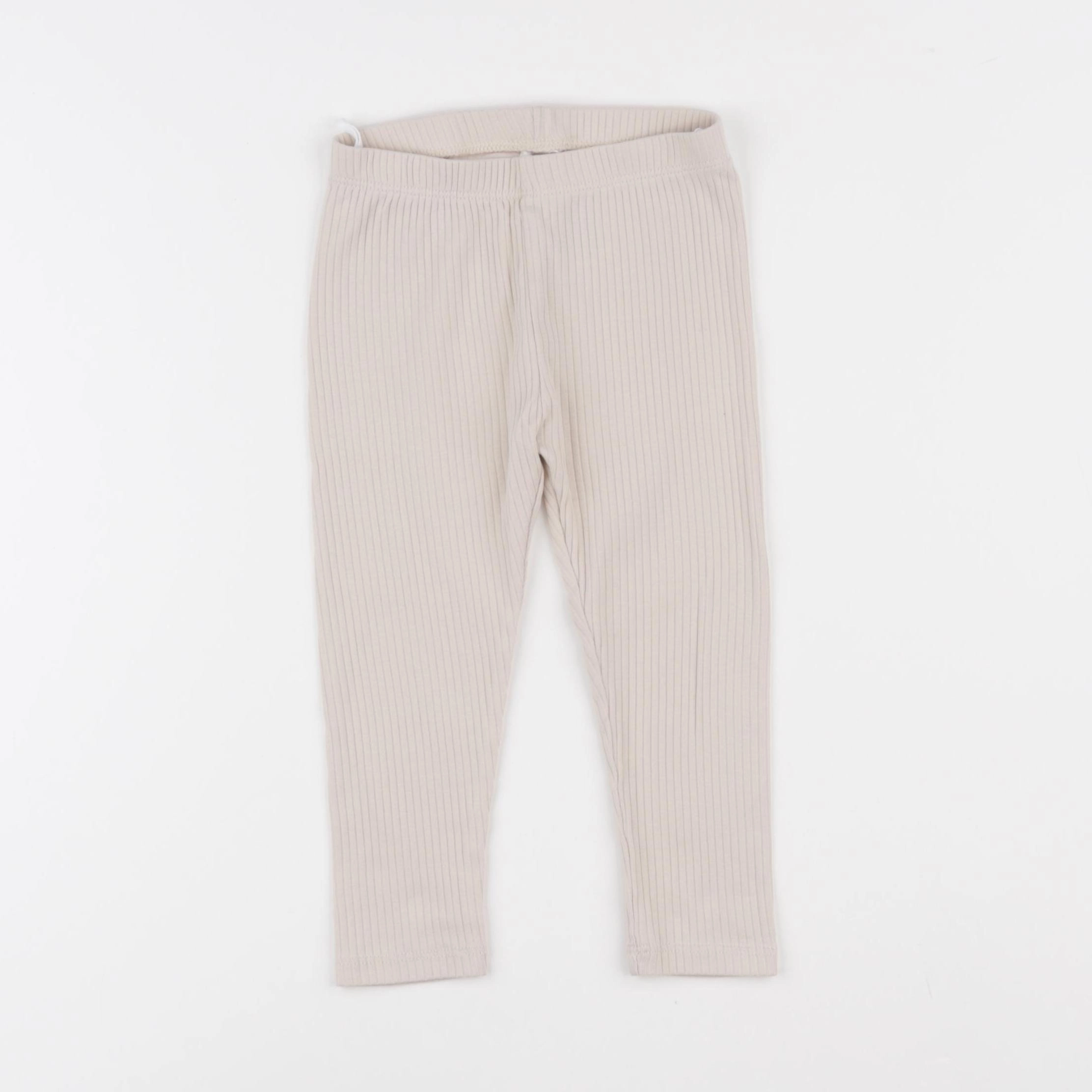 H&M - legging beige - 18/24 mois