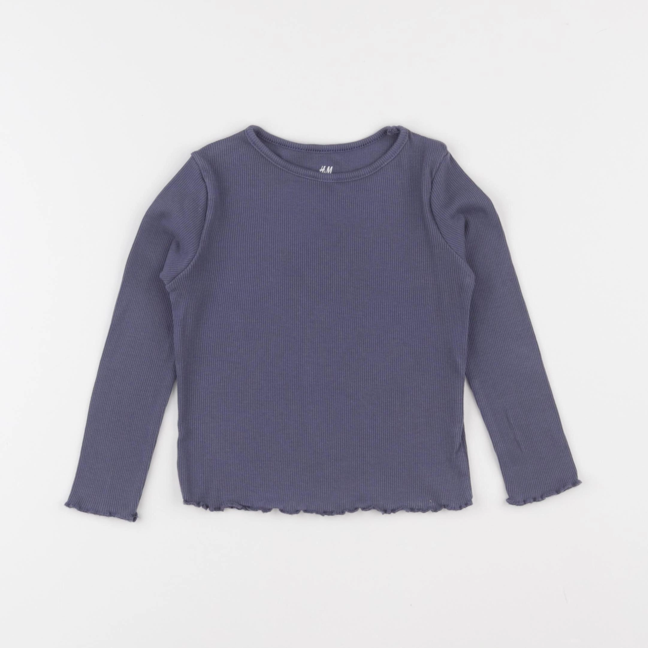 H&M - tee-shirt gris - 18/24 mois