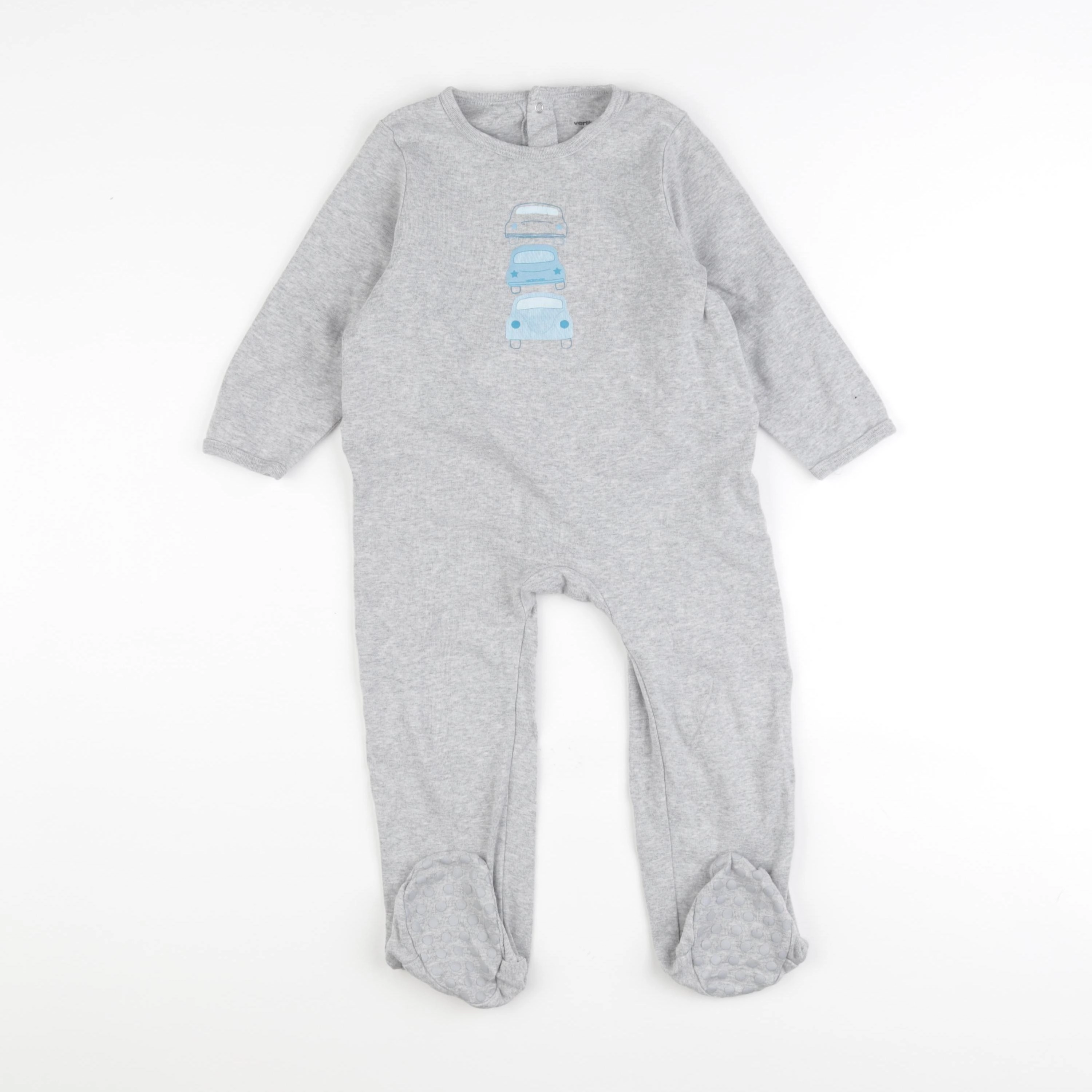 Vertbaudet - pyjama coton gris - 3 ans