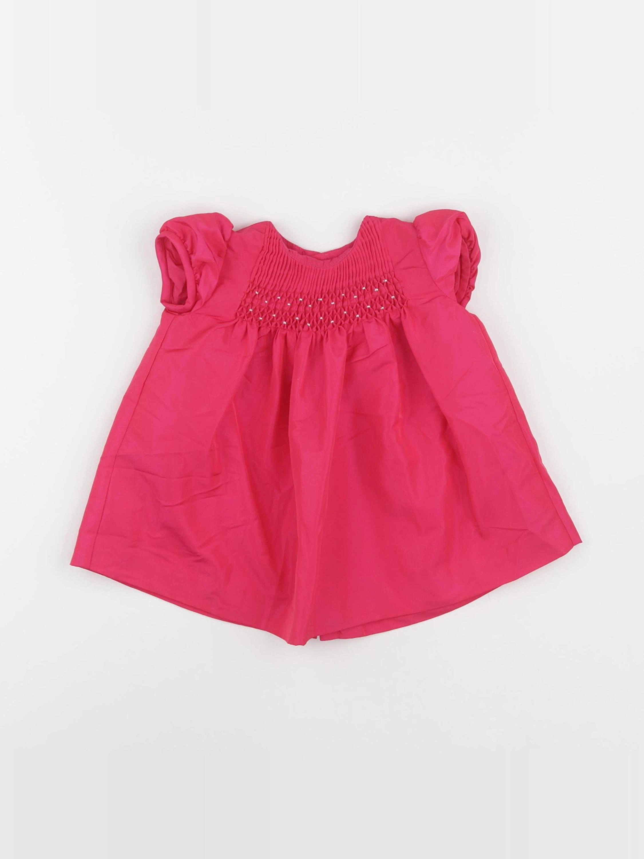 Jacadi - robe rose - 6 mois