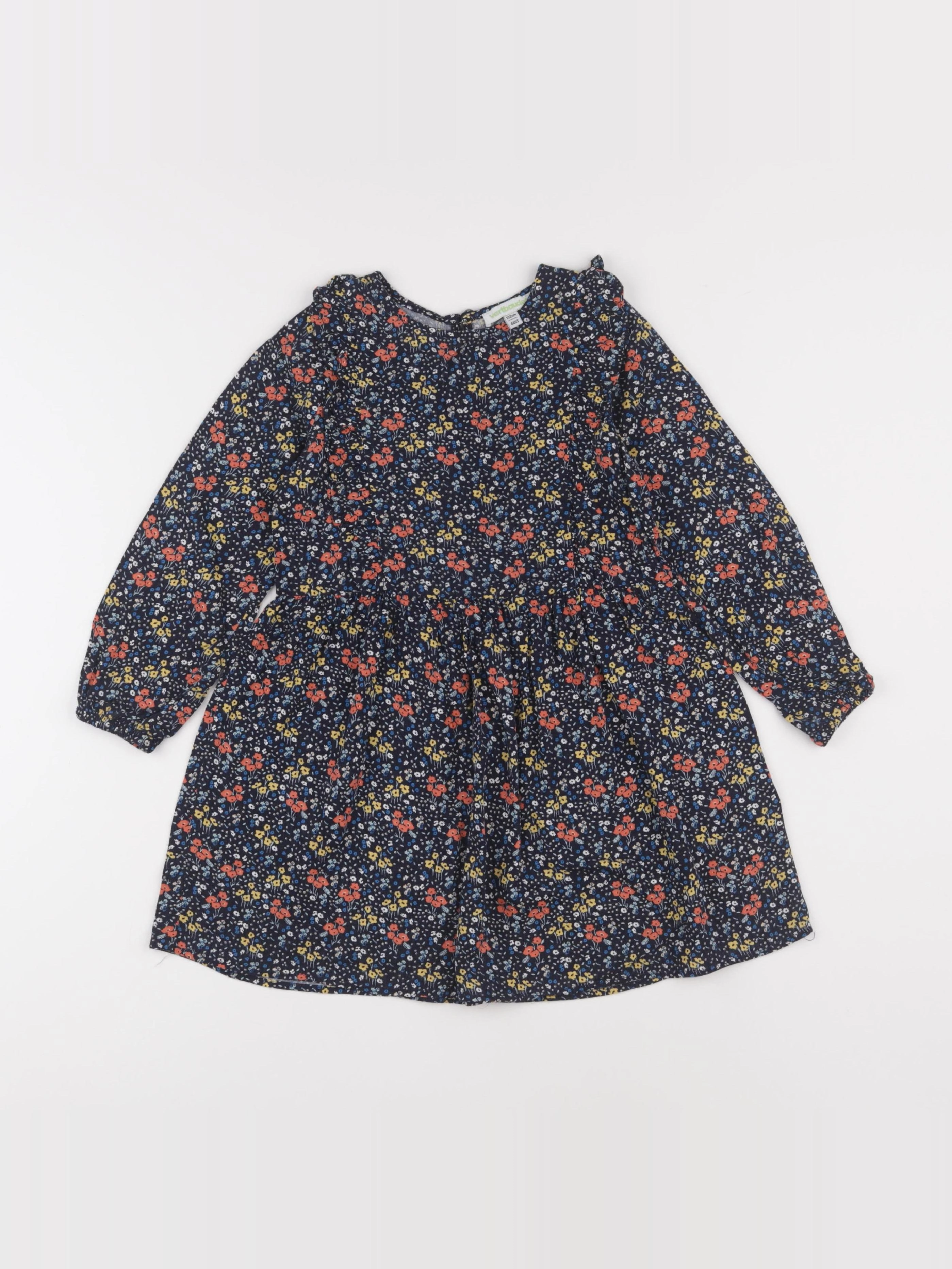 Vertbaudet - robe bleu - 4 ans