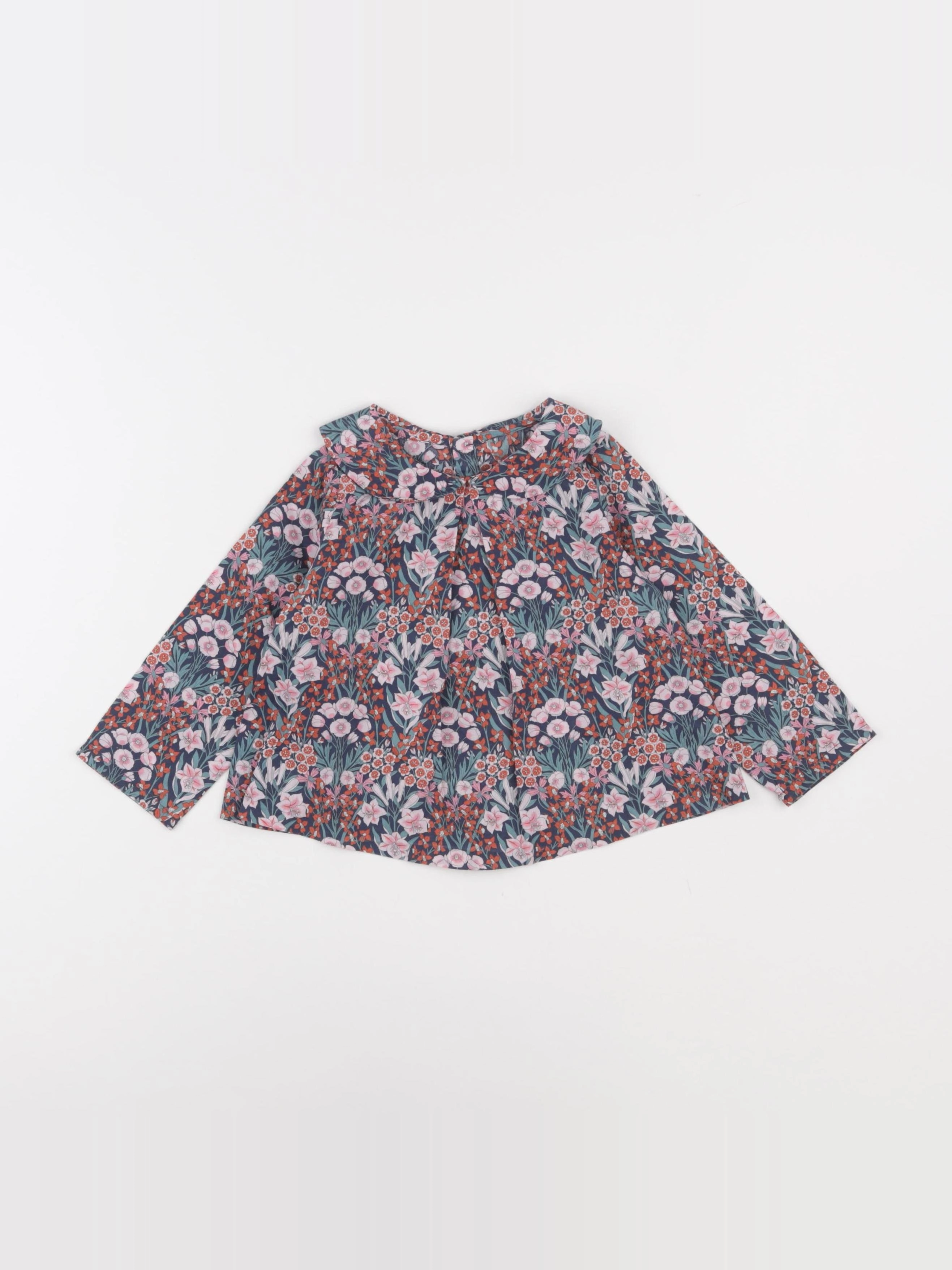 Jacadi - blouse liberty multicolore - 18 mois