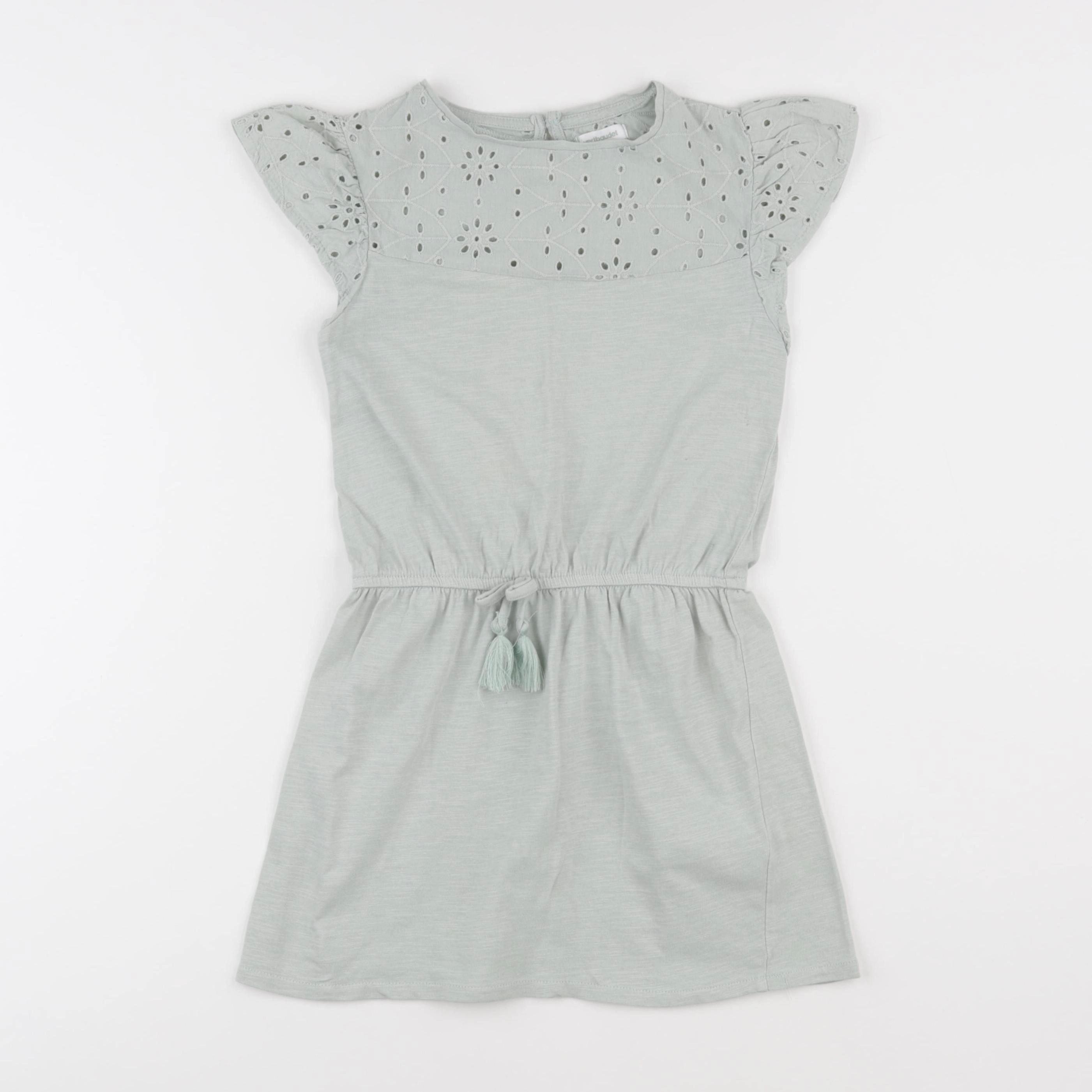 Vertbaudet - robe vert - 6 ans