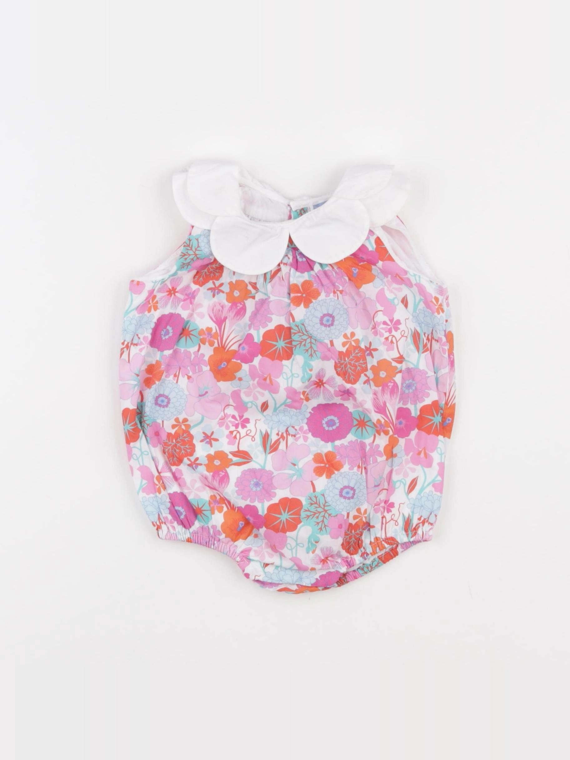 Jacadi - combinaison liberty multicolore - 6 mois